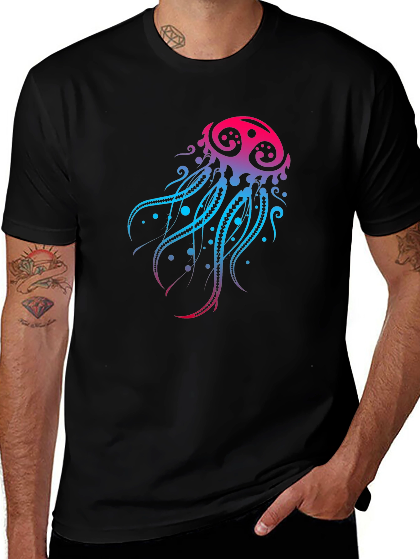 Black Jellyfish Graphic Tee