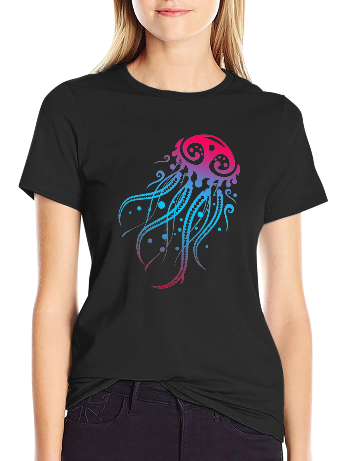 Black Jellyfish Graphic Tee