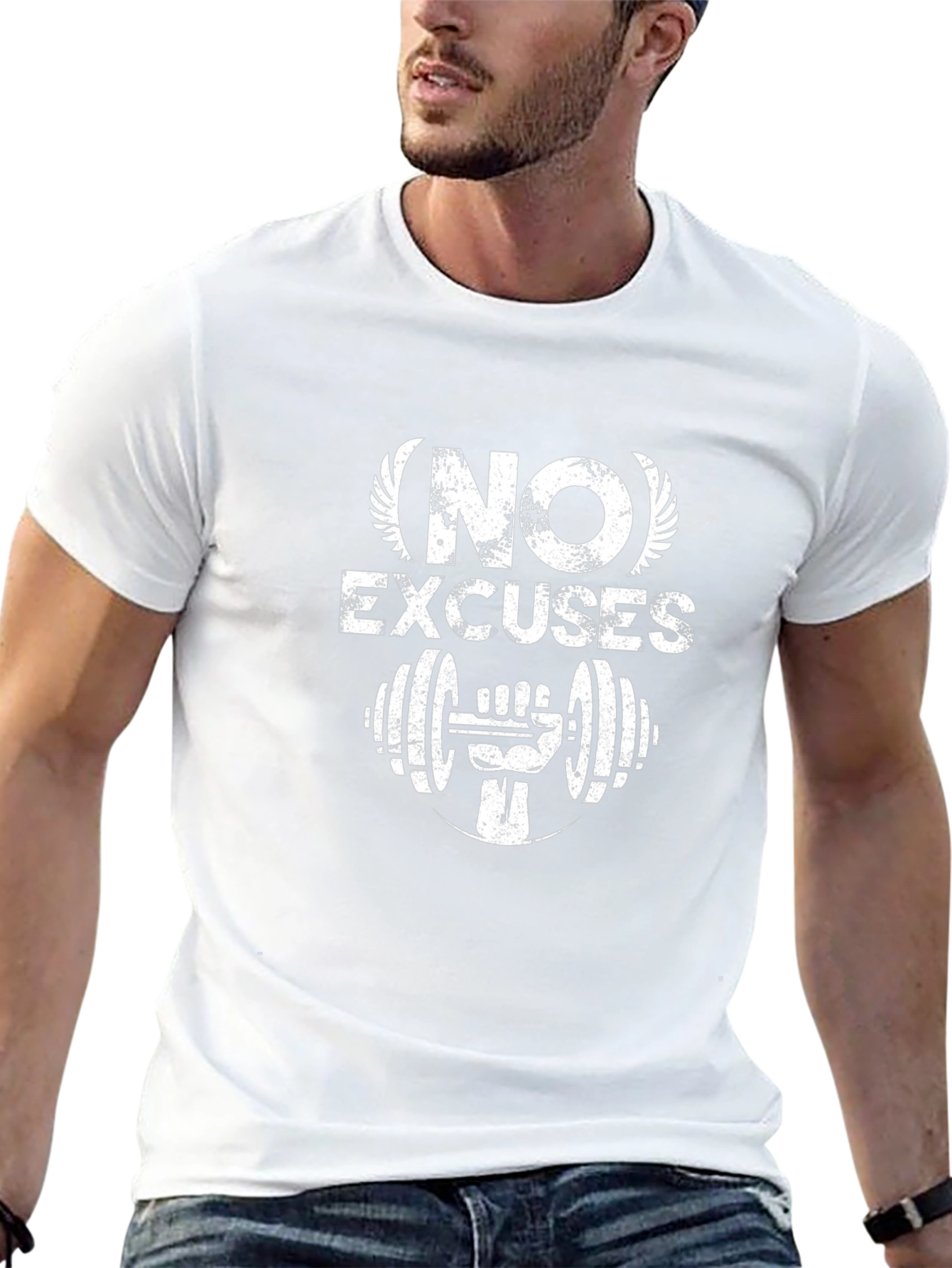 No Excuses Gym Motivation T-Shirt