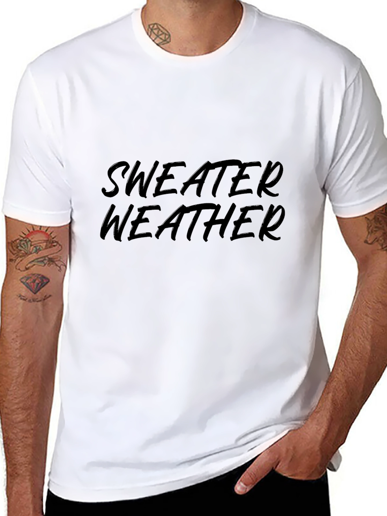 Sweater Weather T-Shirt - Comfortable Cotton Tee