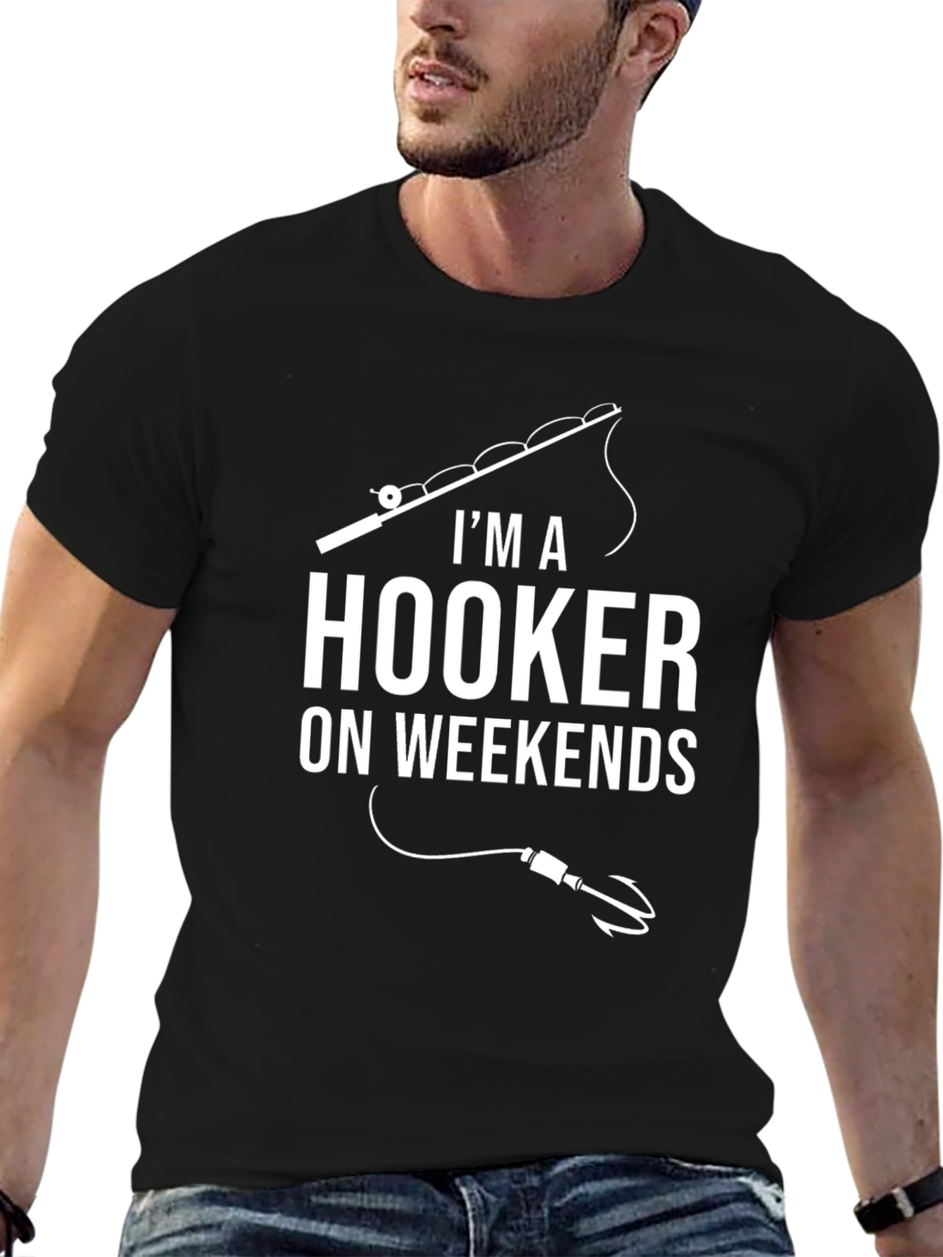 Im A Hooker On Weekends Fishing T-Shirt