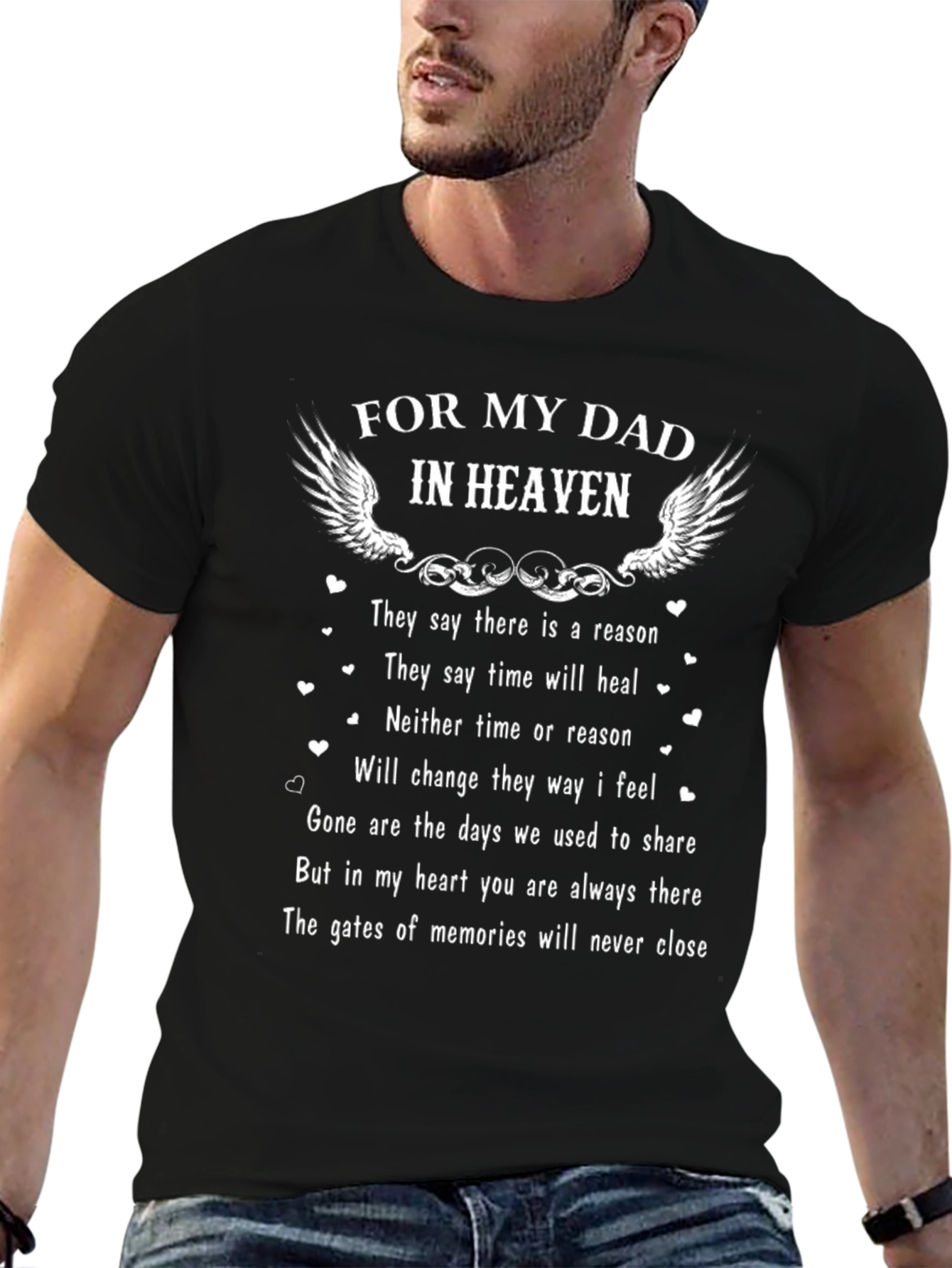 For My Dad In Heaven T-Shirt