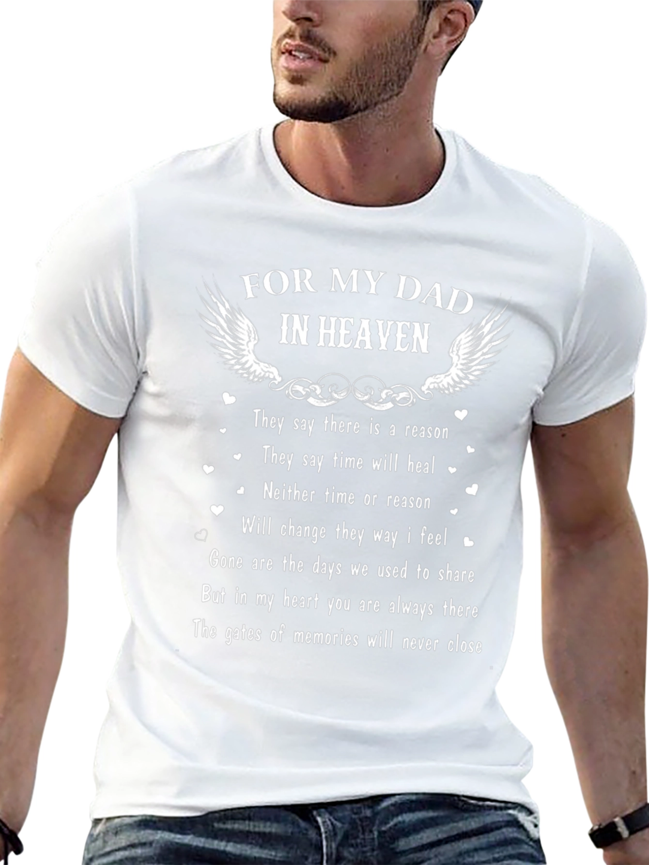 For My Dad In Heaven T-Shirt