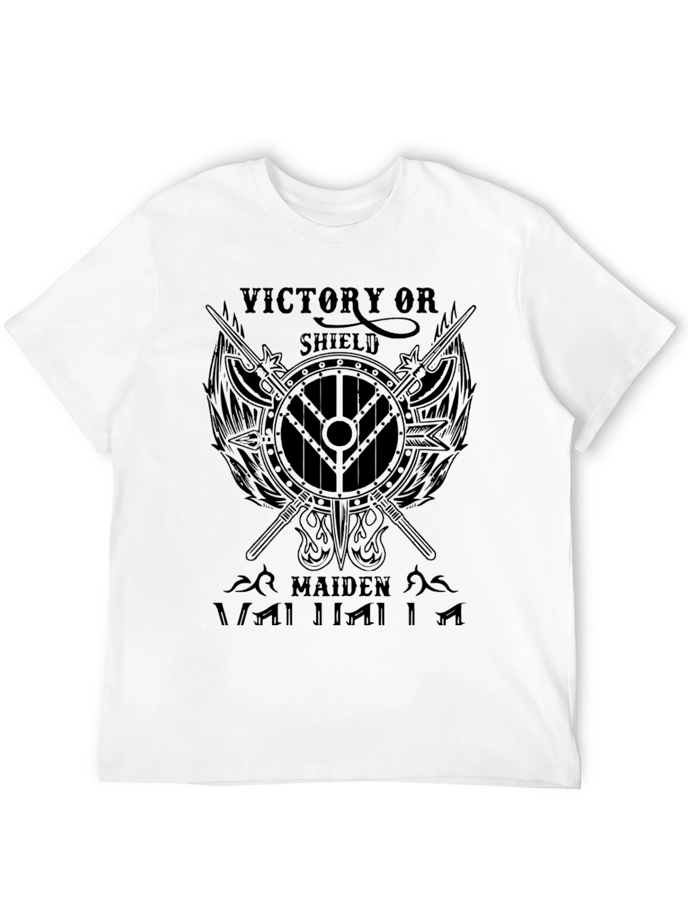 Victory or Shield Maiden Viking T-Shirt