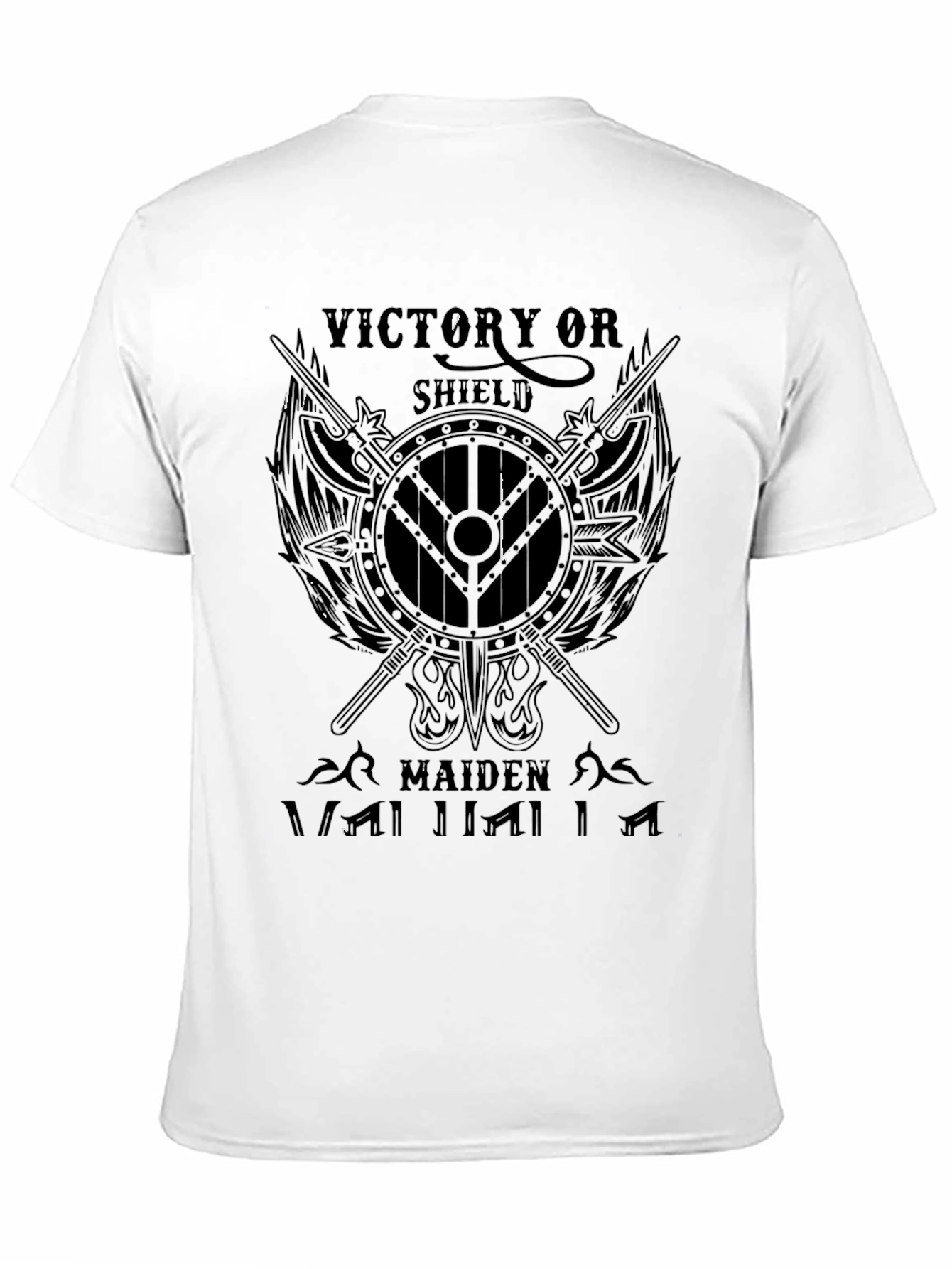 Victory or Shield Maiden Viking T-Shirt