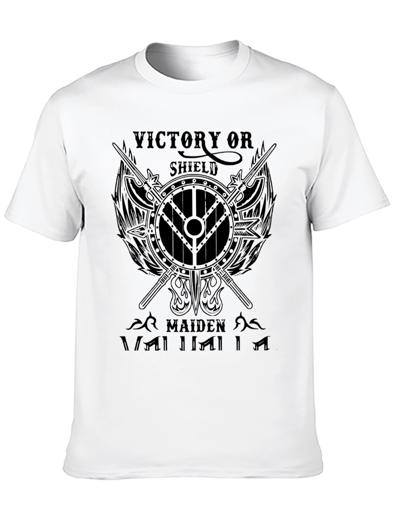 Victory or Shield Maiden Viking T-Shirt