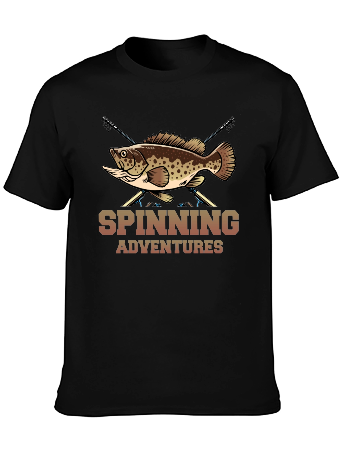 Spinning Adventures Fishing T-Shirt