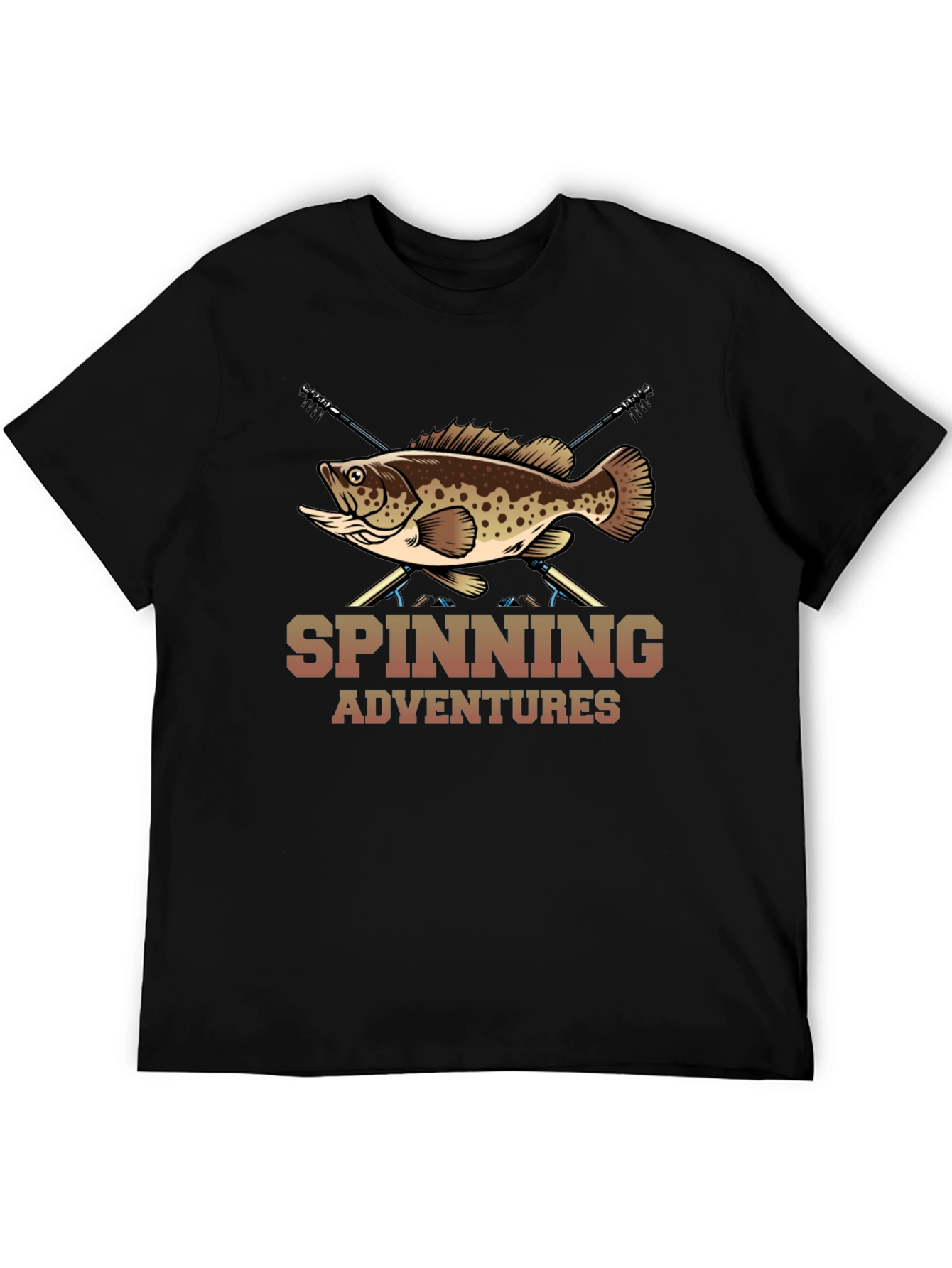 Spinning Adventures Fishing T-Shirt
