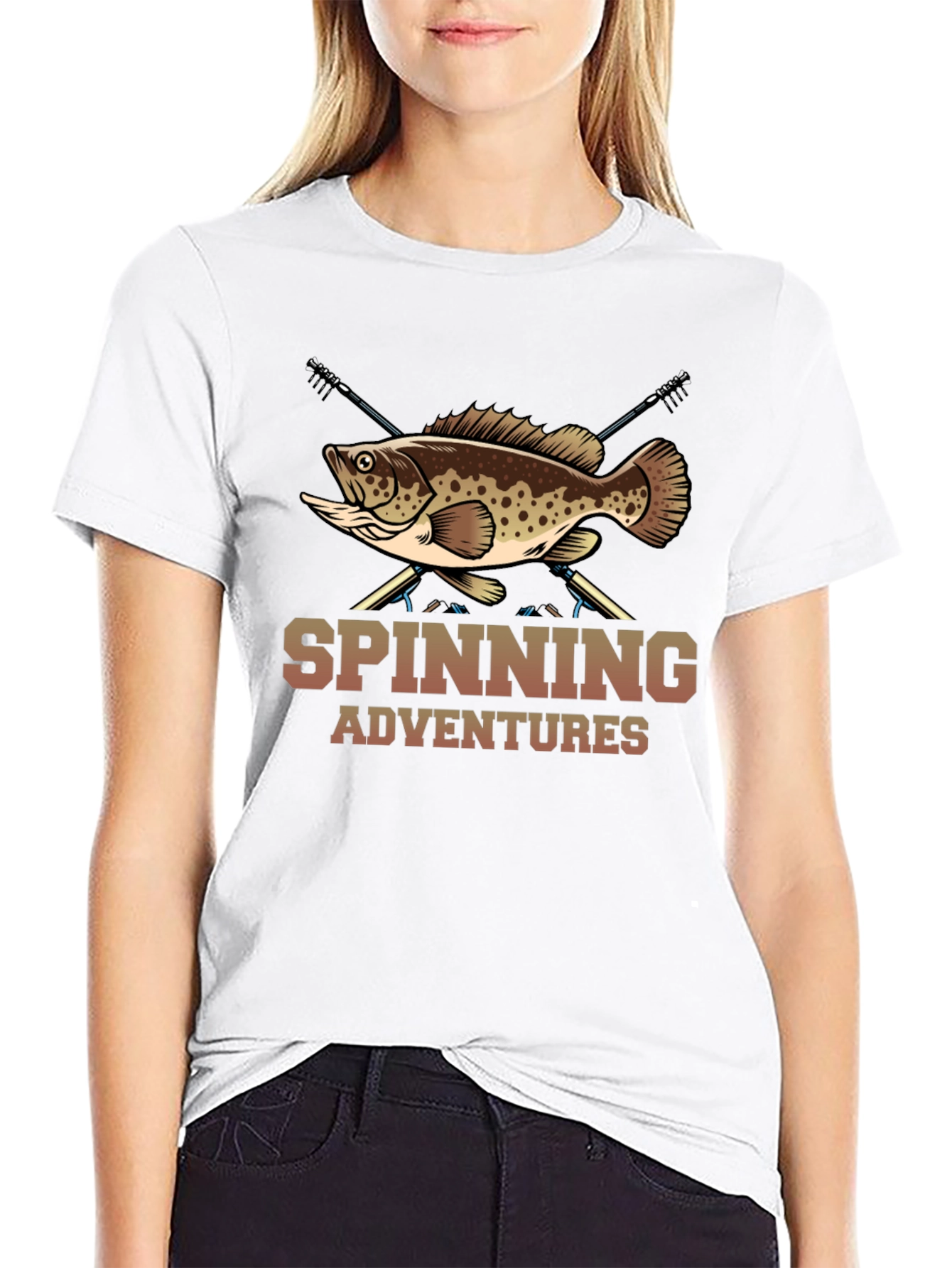 Spinning Adventures Fishing T-Shirt