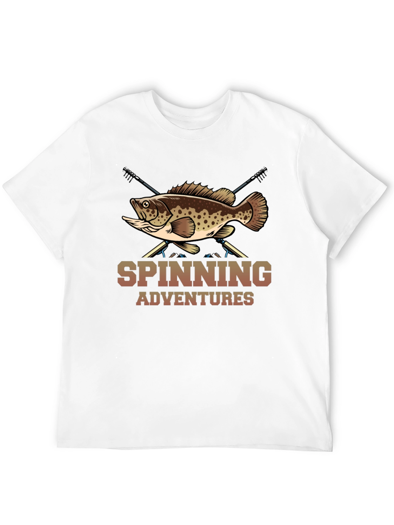 Spinning Adventures Fishing T-Shirt