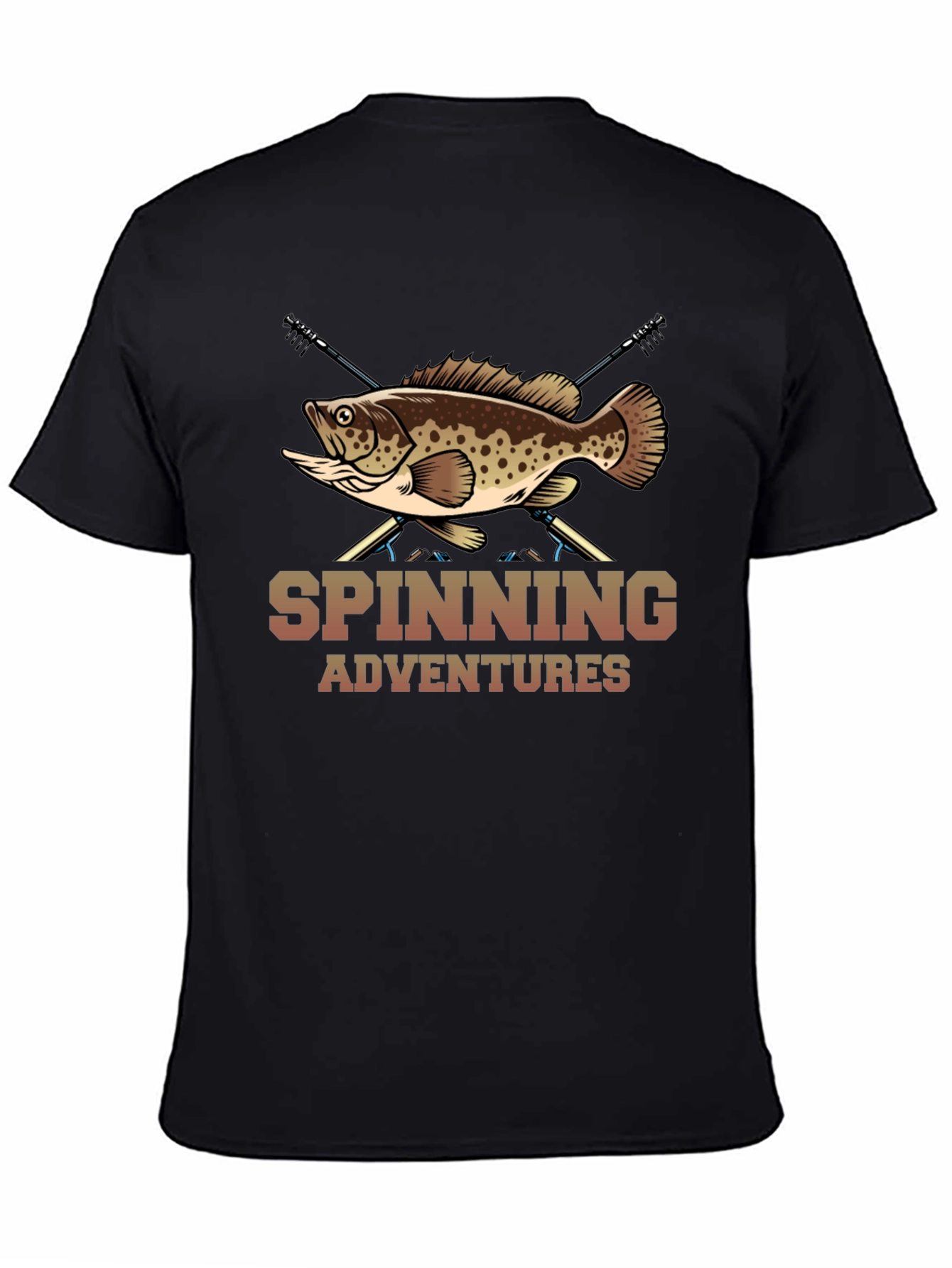 Spinning Adventures Fishing T-Shirt
