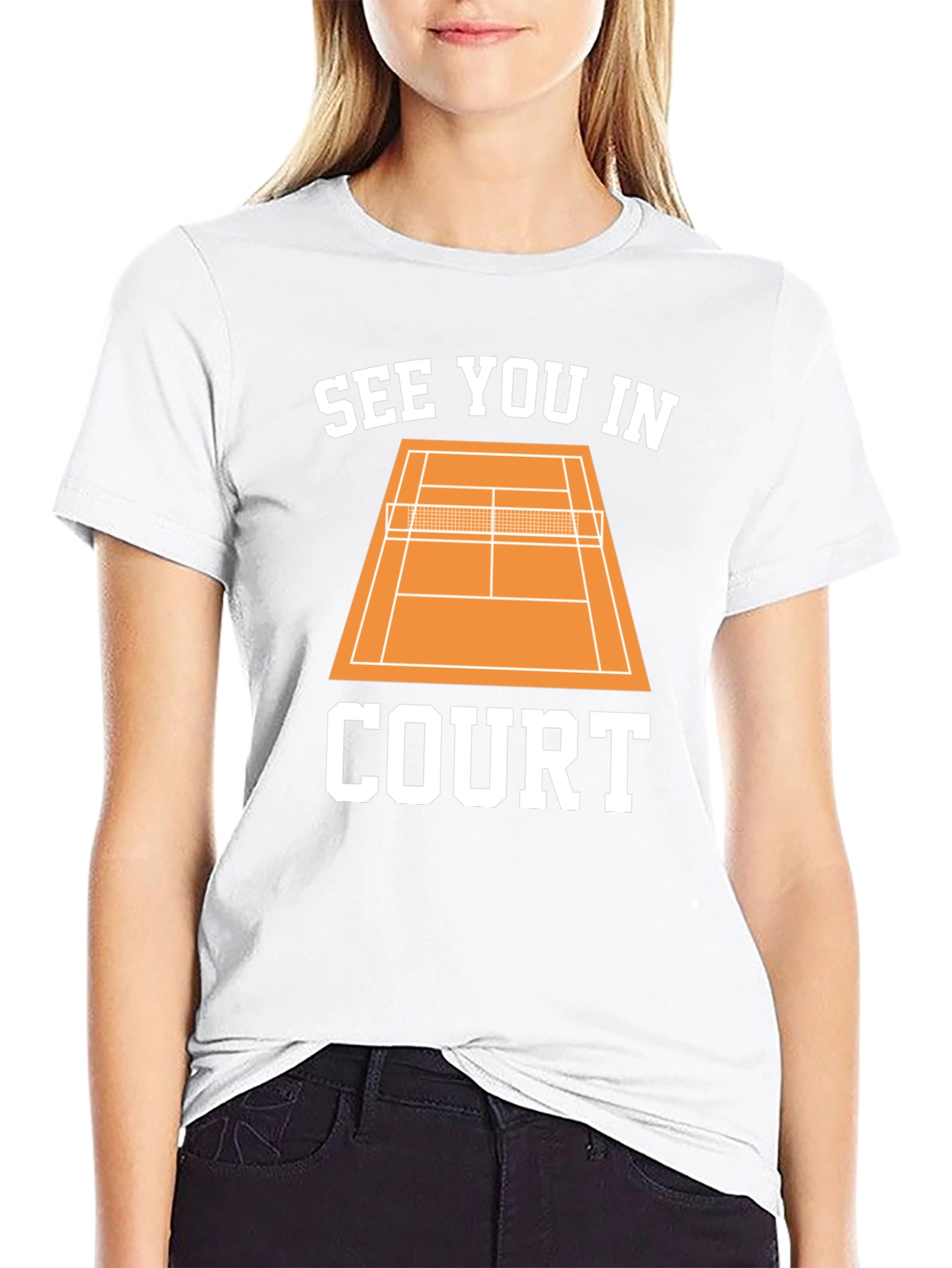 See You in Court Tennis Graphic Tee
