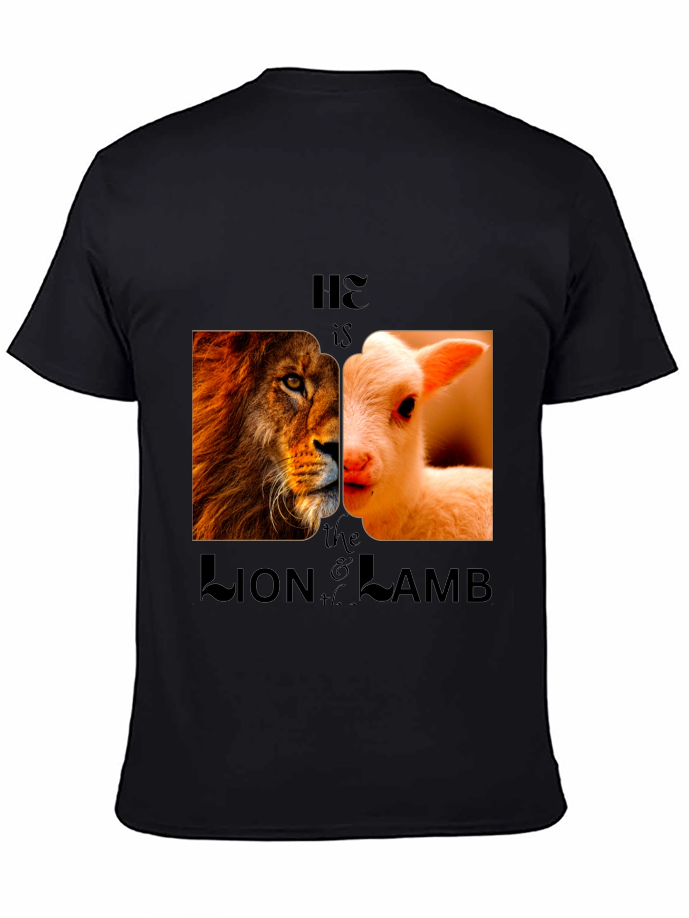 Lion and Lamb Graphic Tee - Christian Inspired Design
