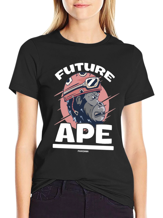Future Ape T-Shirt - Black Graphic Tee
