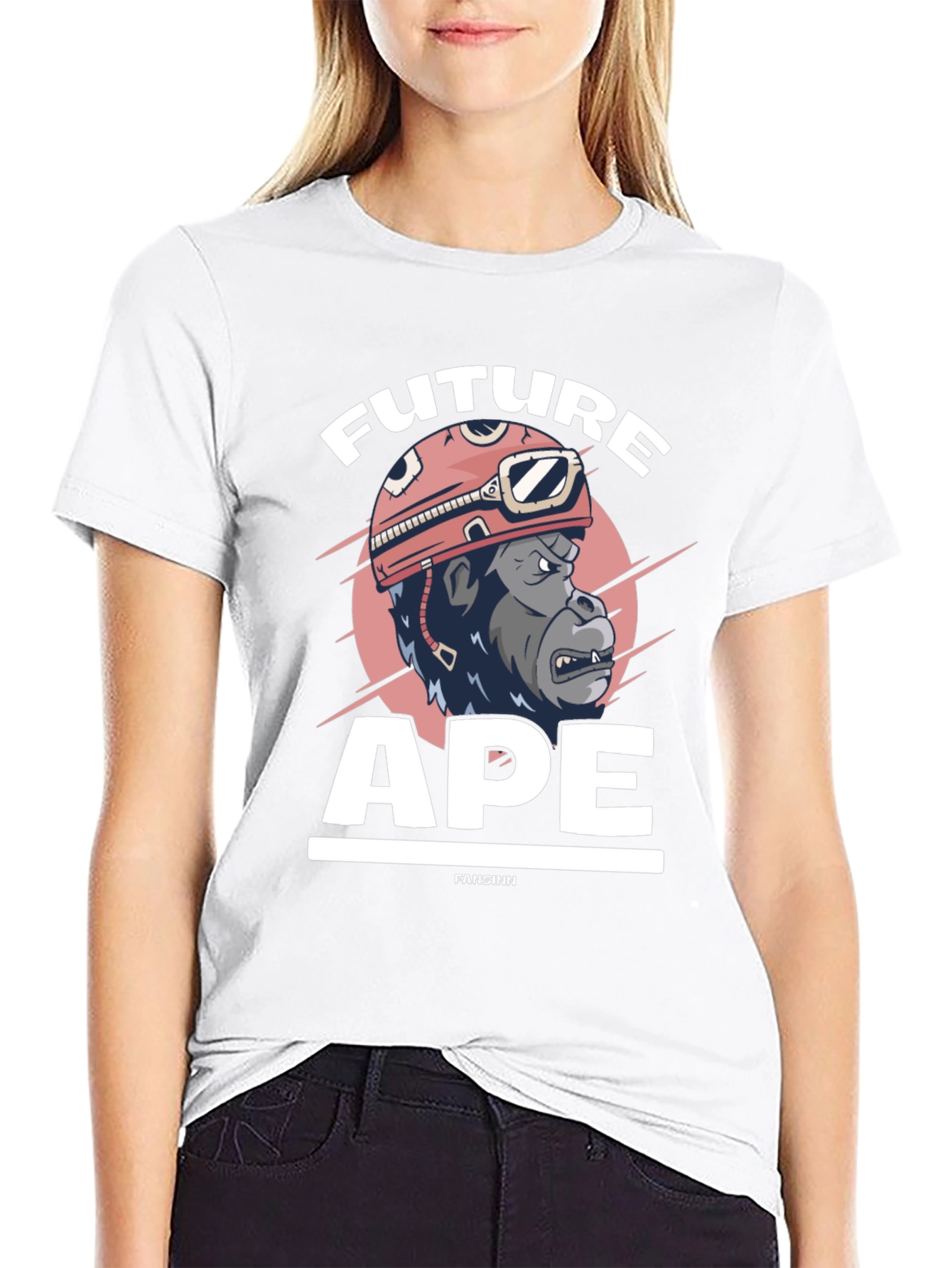 Future Ape T-Shirt - Black Graphic Tee