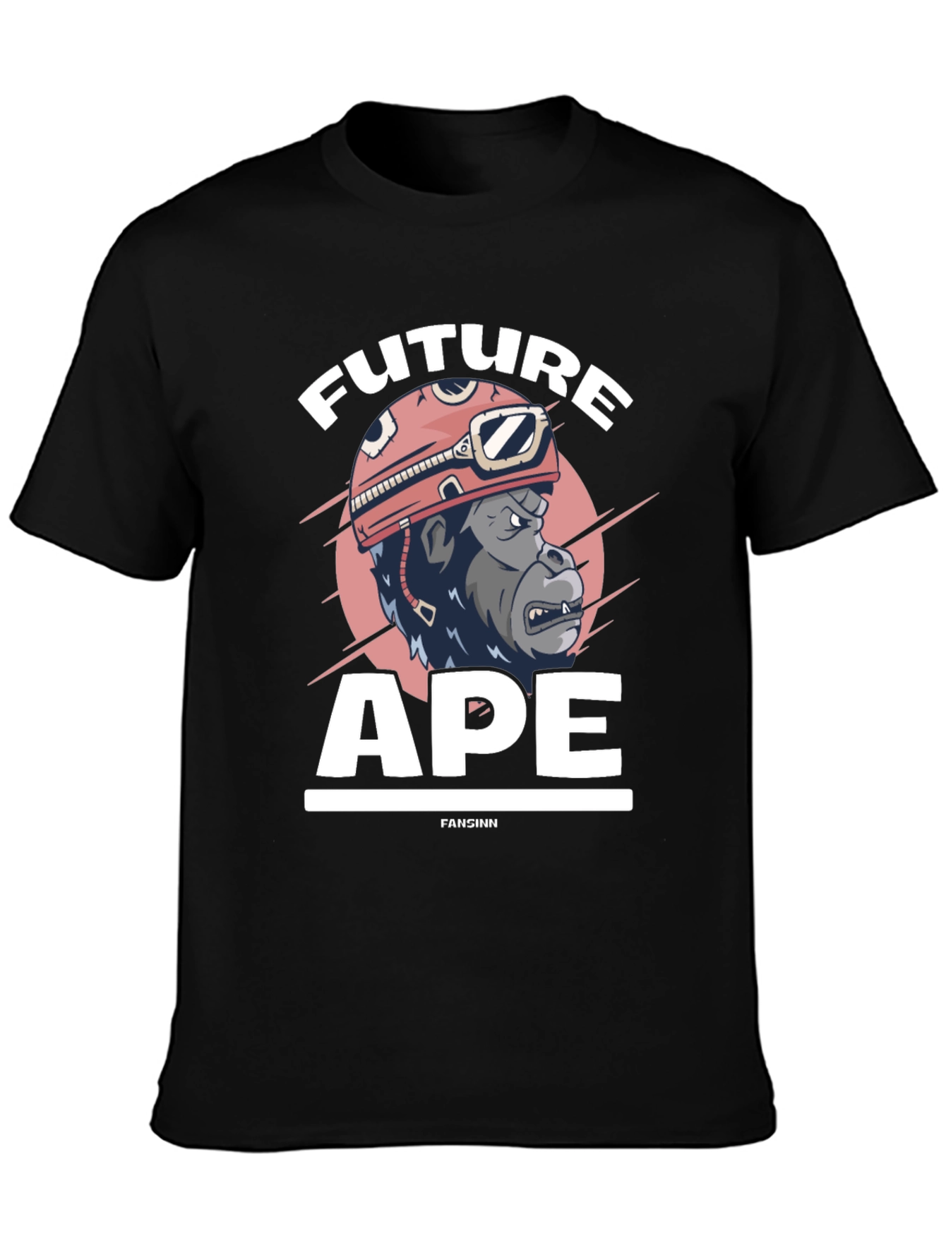 Future Ape T-Shirt - Black Graphic Tee