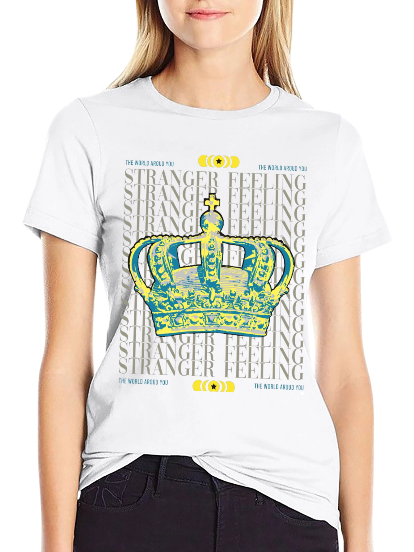 Stranger Feeling Crown Graphic T-Shirt