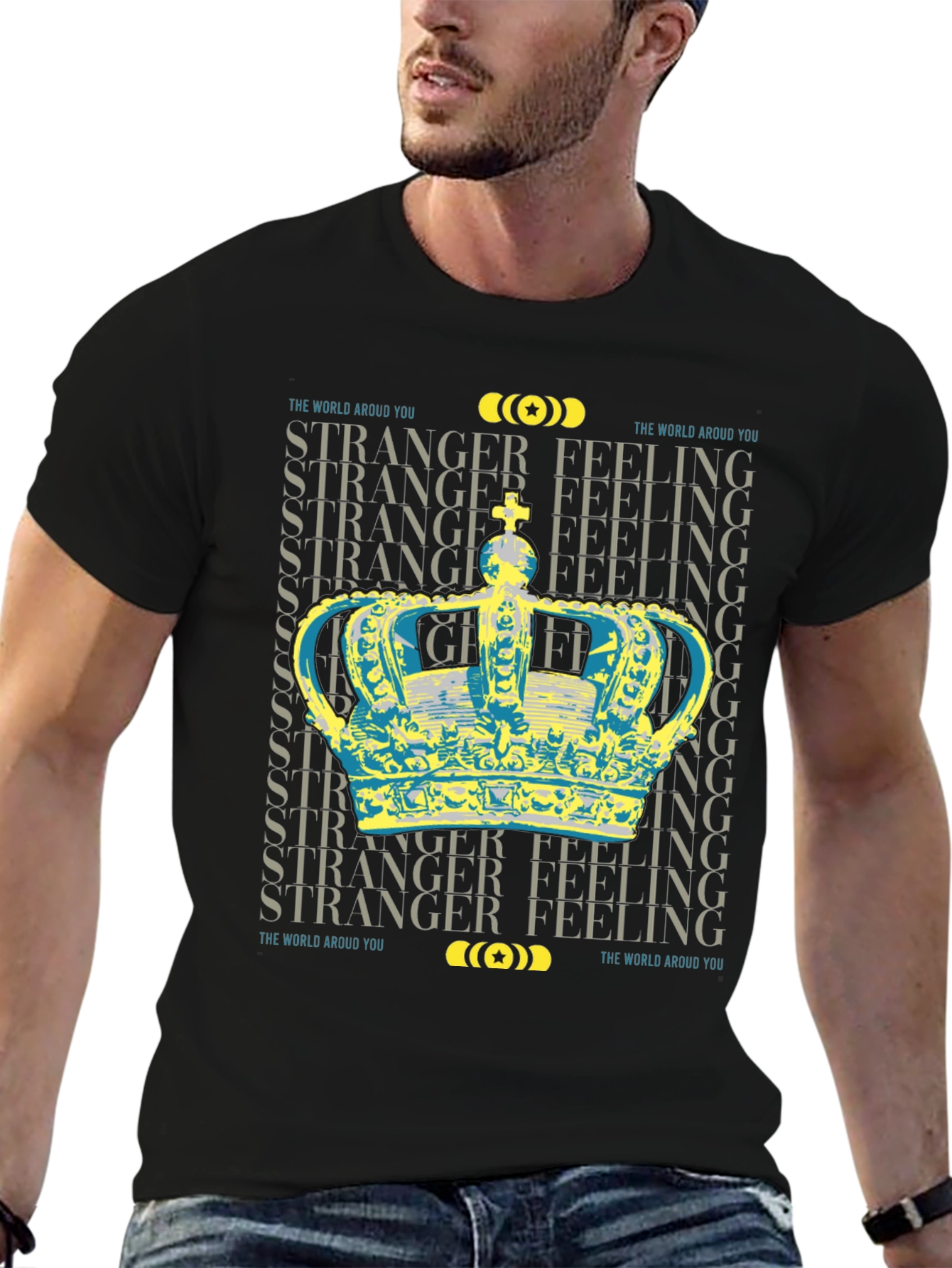 Stranger Feeling Crown Graphic T-Shirt