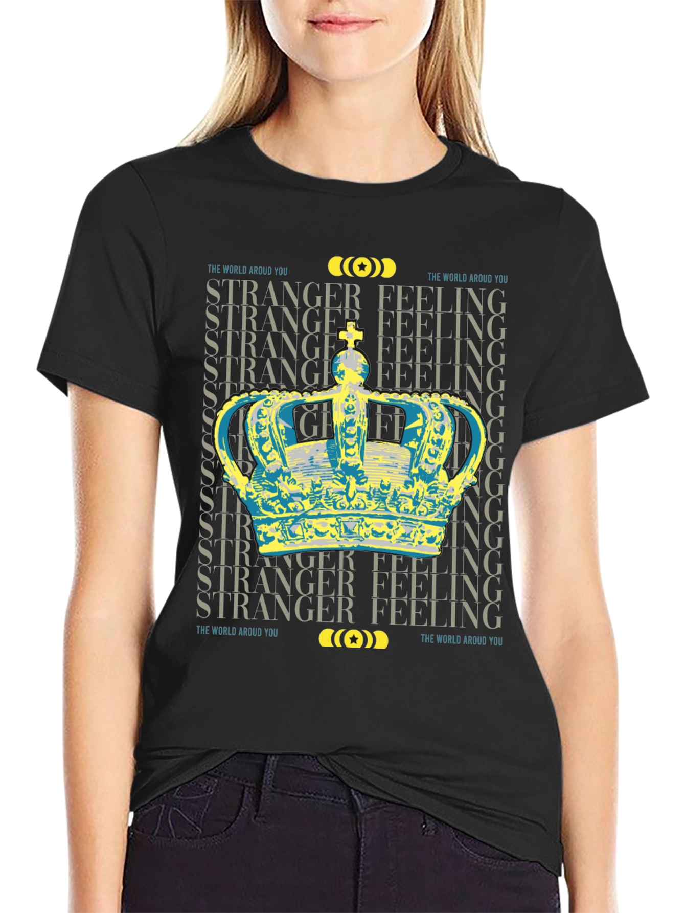 Stranger Feeling Crown Graphic T-Shirt