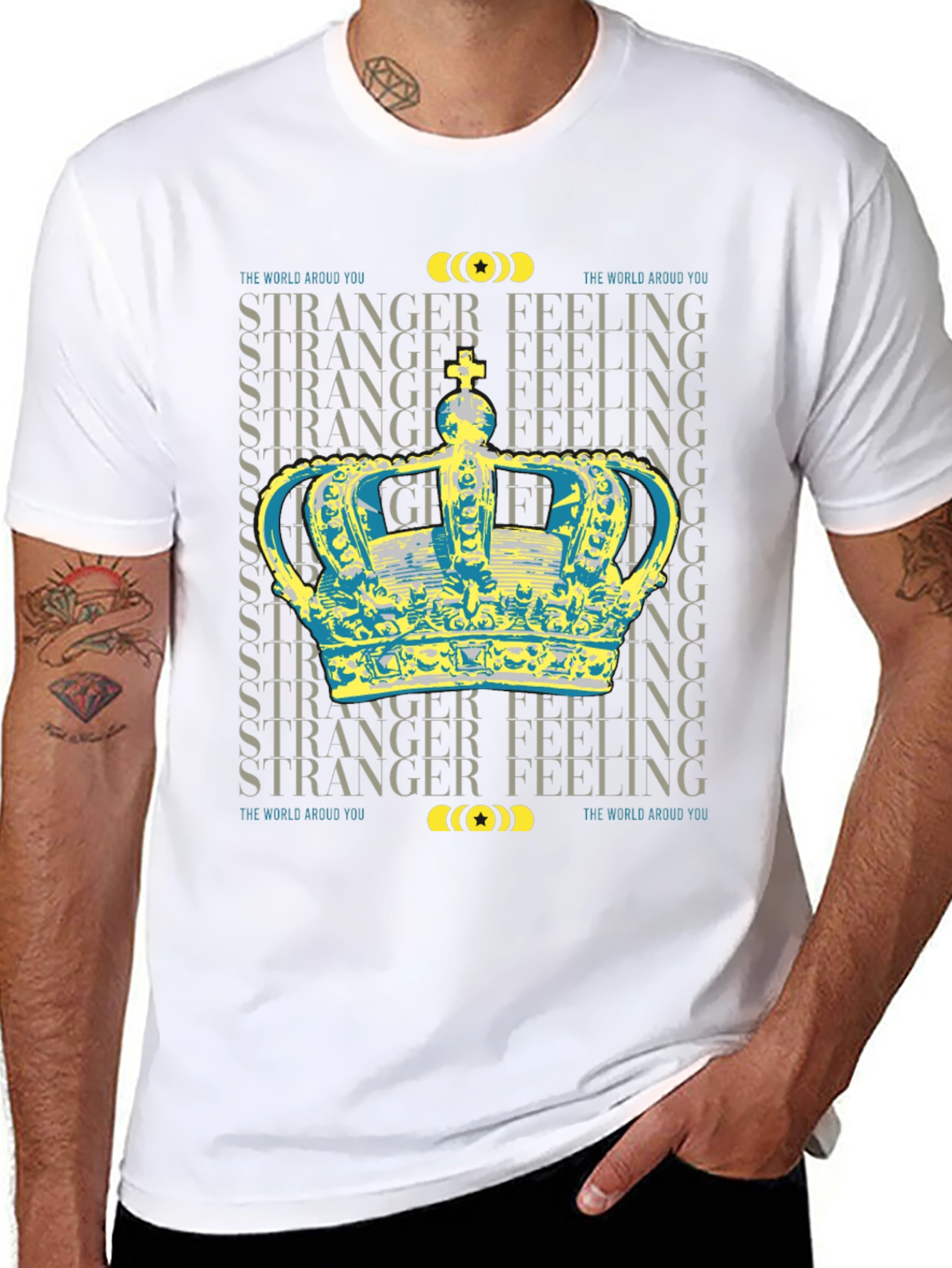 Stranger Feeling Crown Graphic T-Shirt