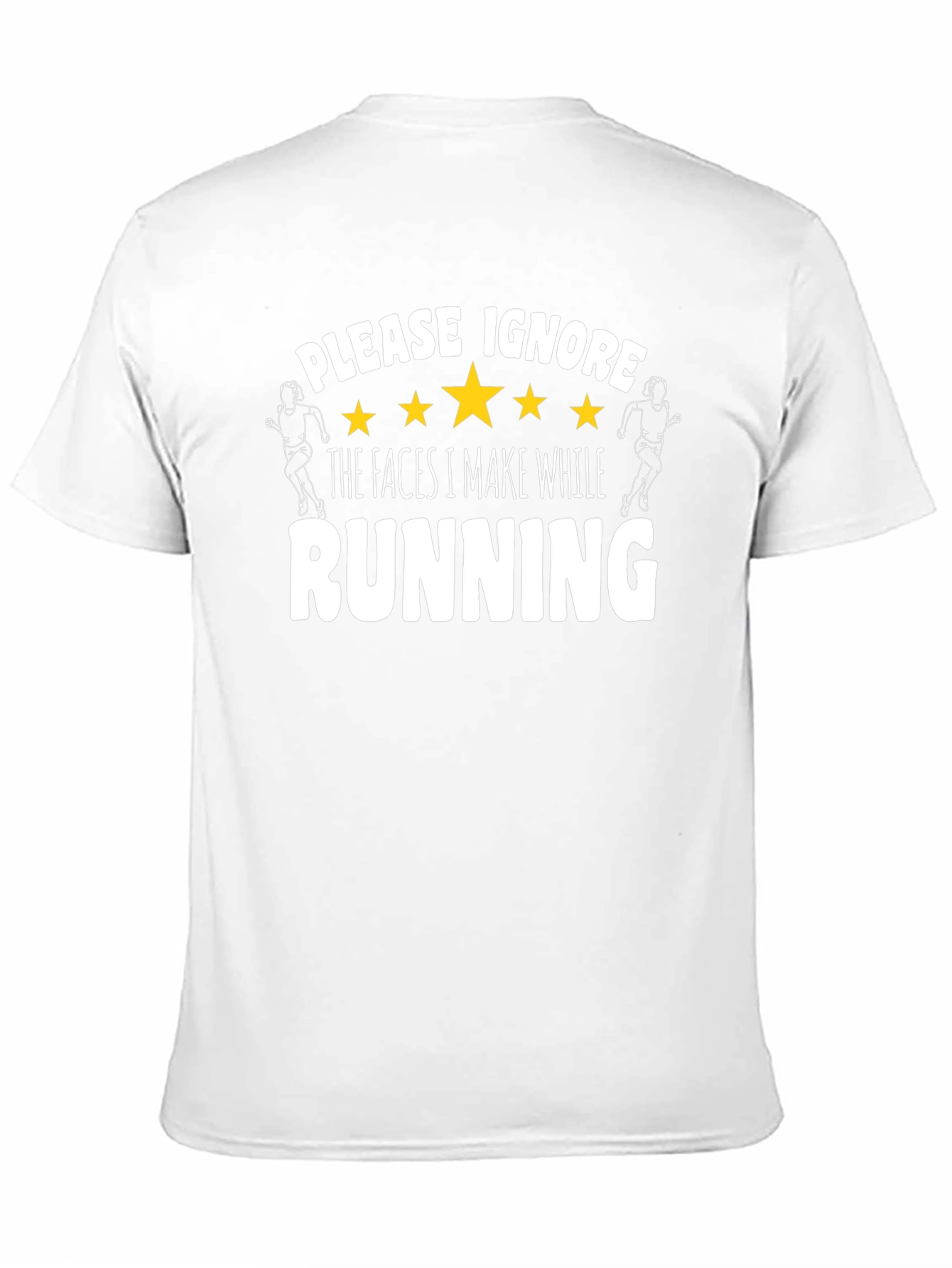 Funny Running T-Shirt - Please Ignore My Faces