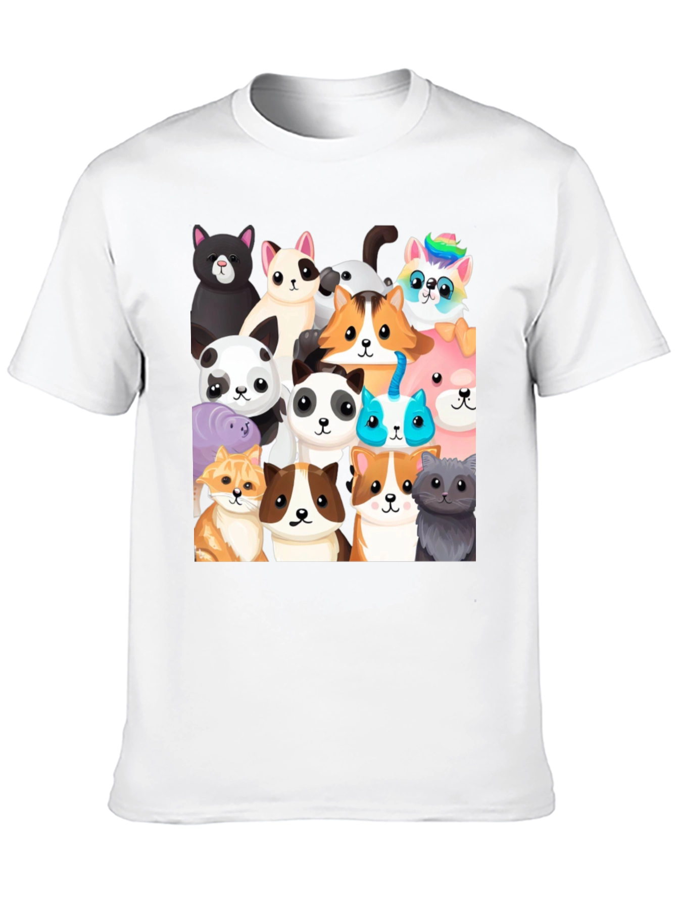 Cartoon Animal Print Tee