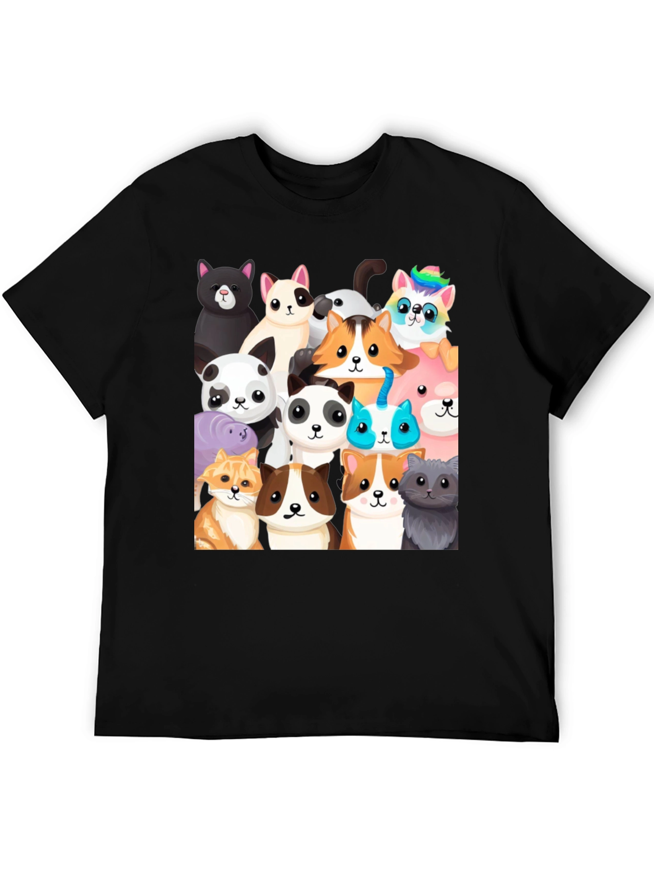 Cartoon Animal Print Tee