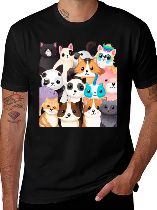 Cartoon Animal Print Tee