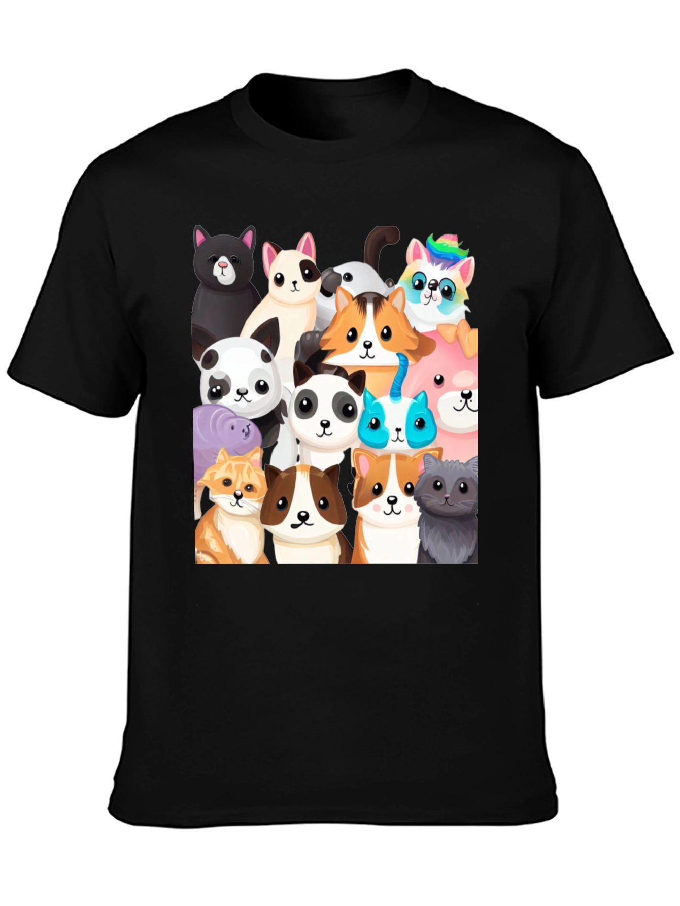Cartoon Animal Print Tee