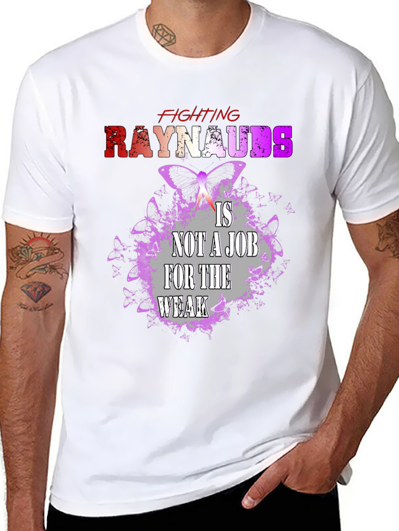 Raynauds Awareness T-Shirt - Fighting Raynauds