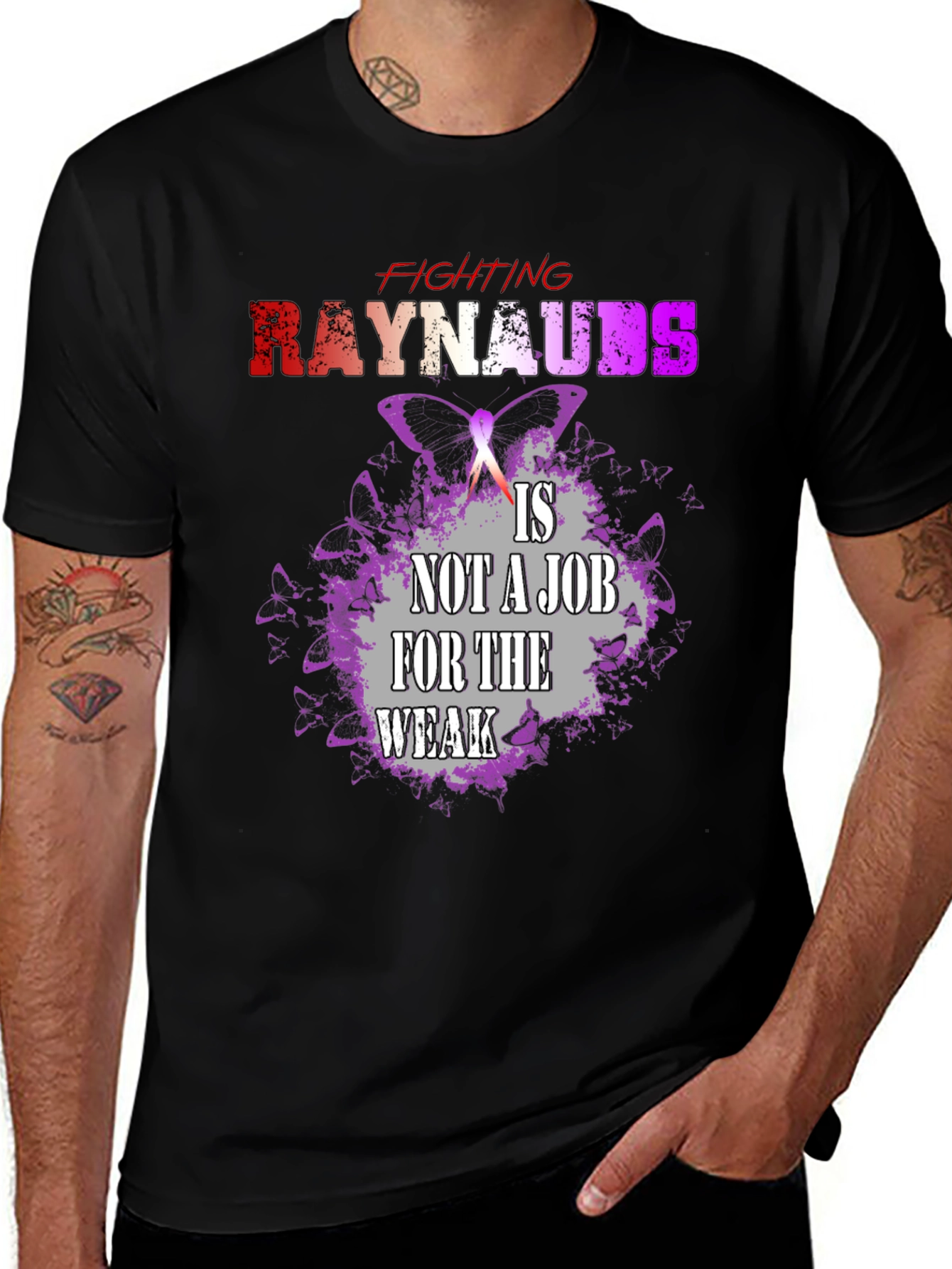 Raynauds Awareness T-Shirt - Fighting Raynauds