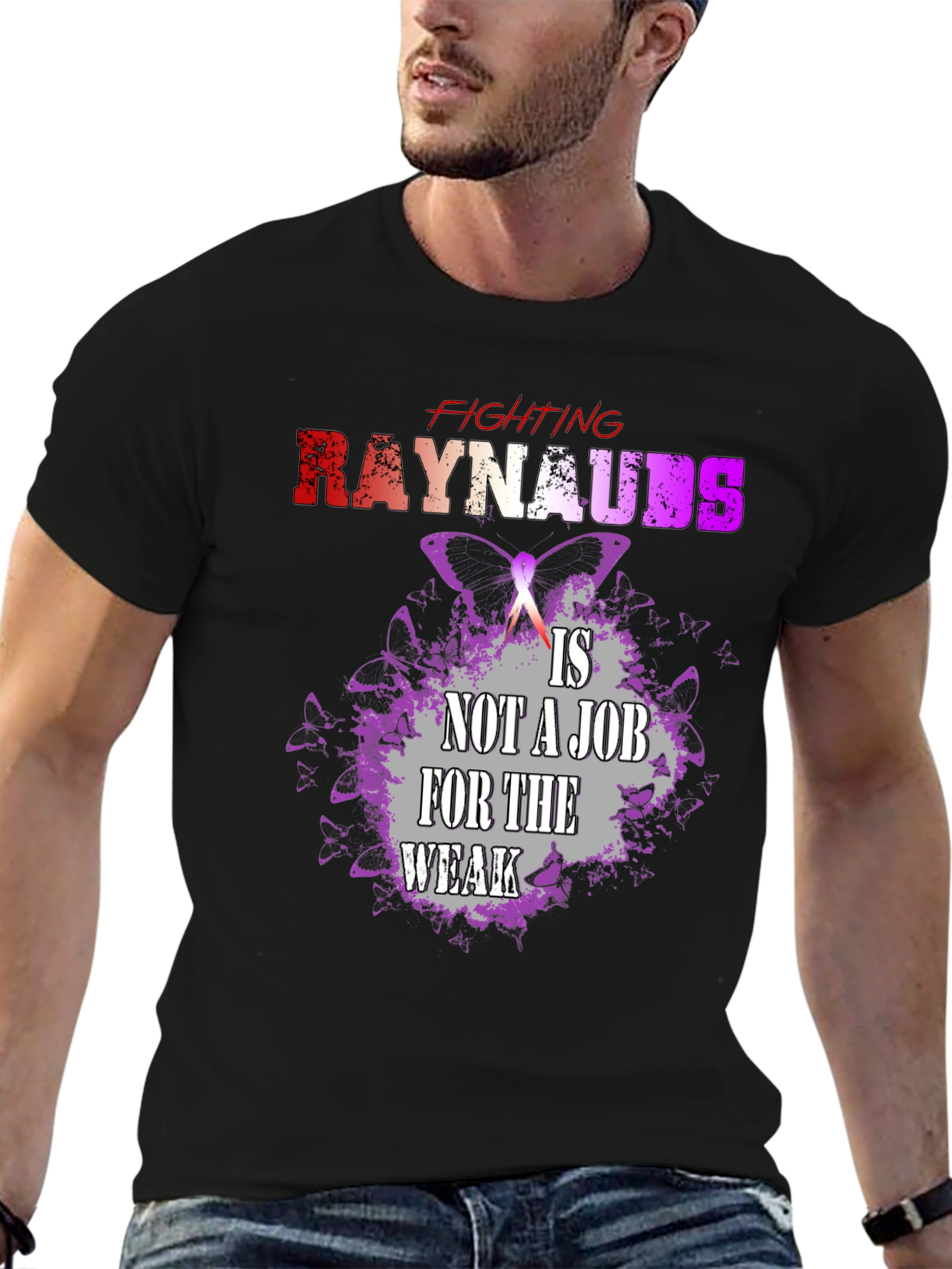 Raynauds Awareness T-Shirt - Fighting Raynauds