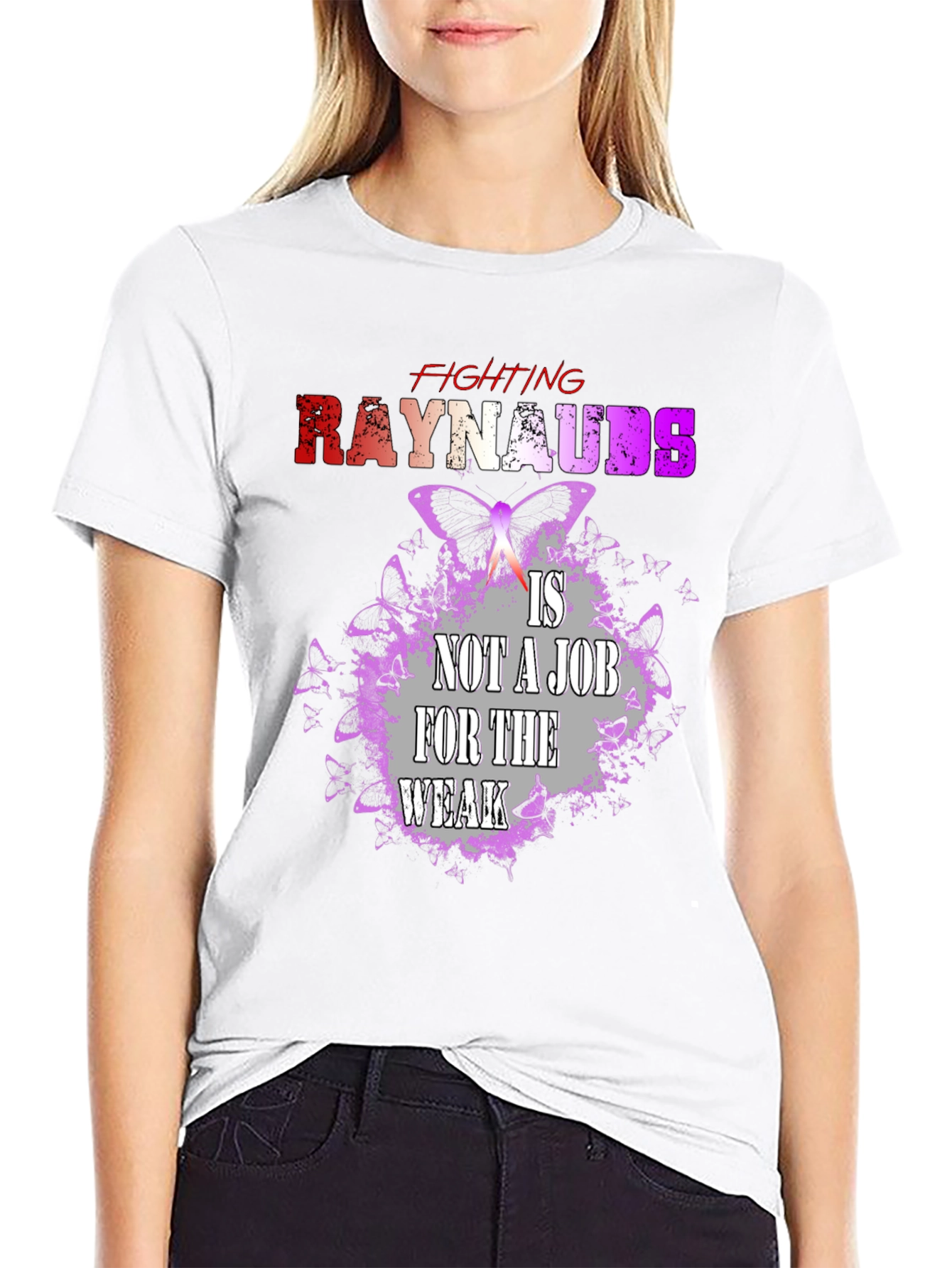 Raynauds Awareness T-Shirt - Fighting Raynauds