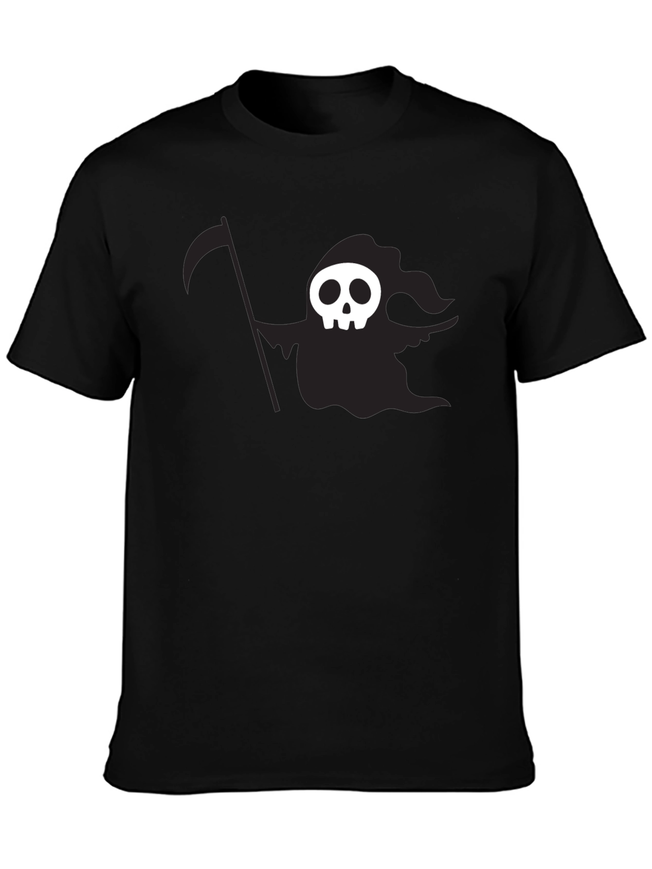 Grim Reaper Graphic Black T-Shirt