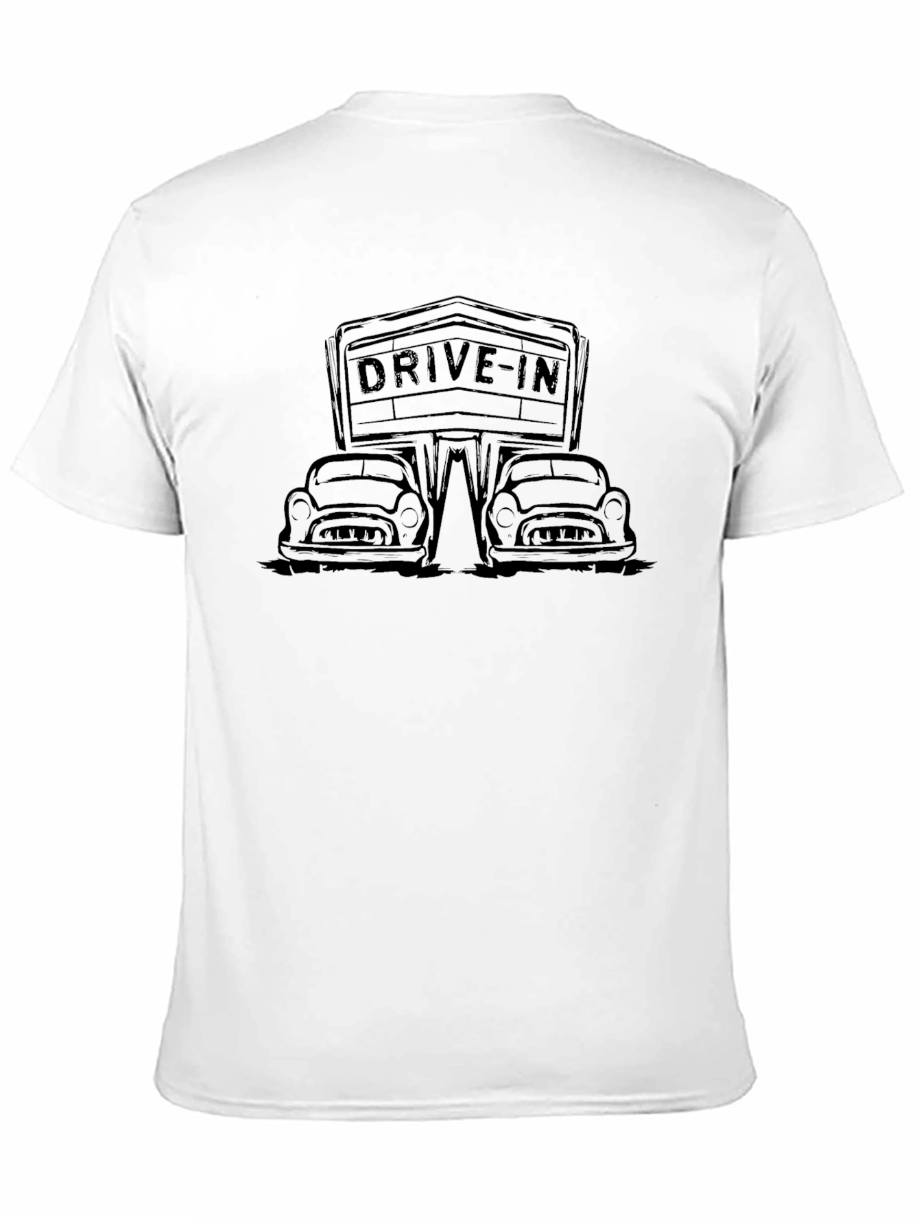 Drive-In Movie T-Shirt - Retro Classic Cars