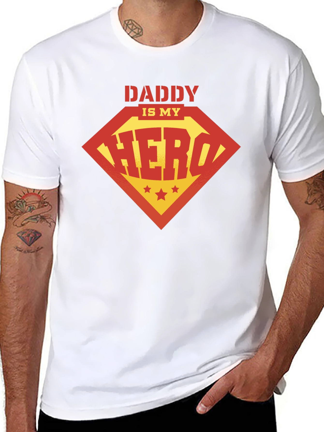 Daddy Is My Hero T-Shirt - Fathers Day Gift