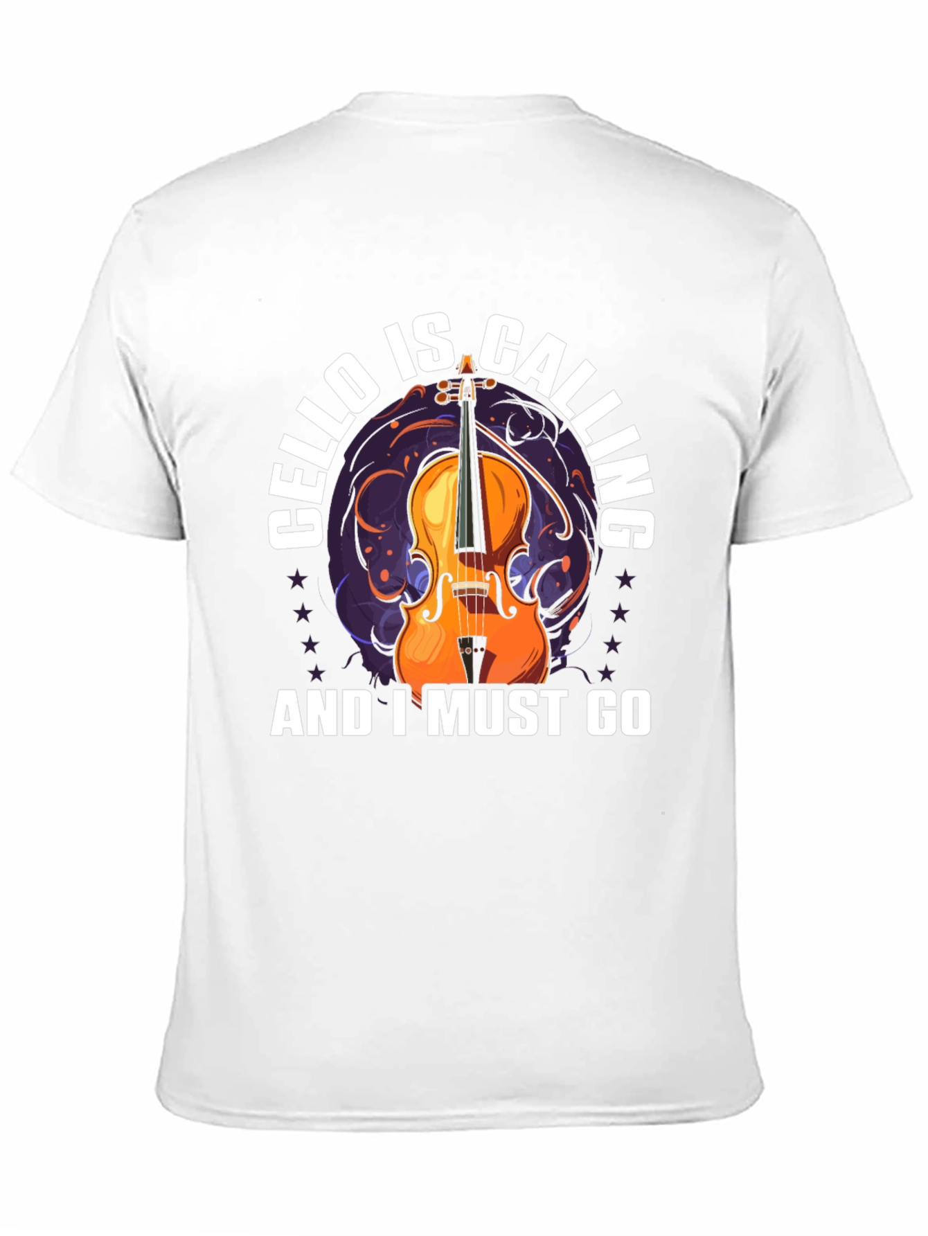 Cello Calling Graphic Tee - Musicians T-Shirt