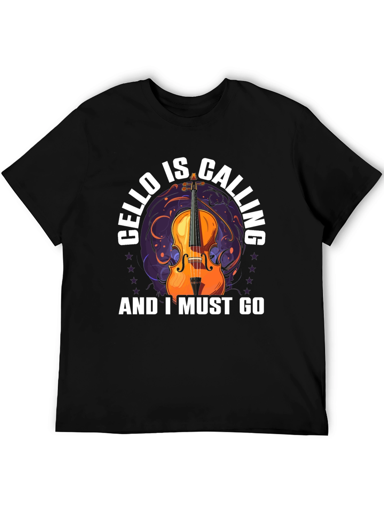 Cello Calling Graphic Tee - Musicians T-Shirt