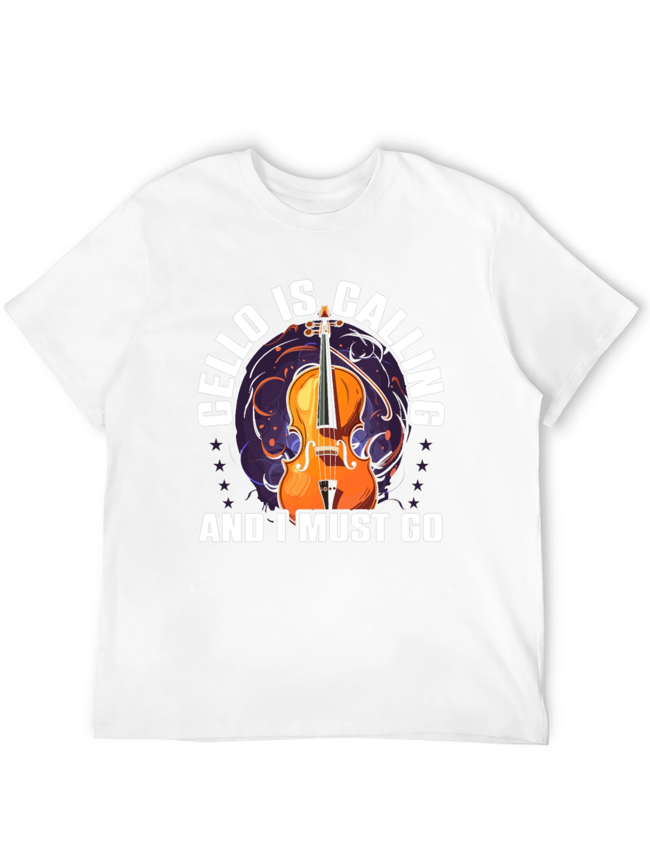 Cello Calling Graphic Tee - Musicians T-Shirt