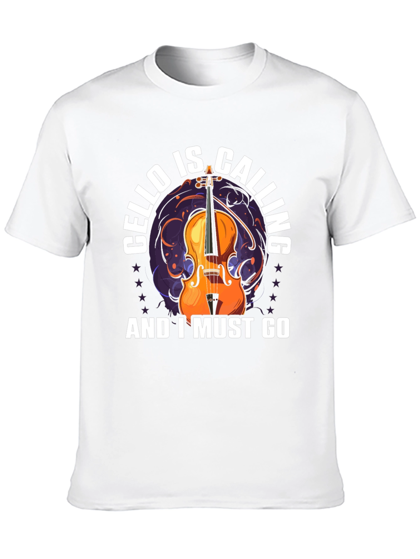 Cello Calling Graphic Tee - Musicians T-Shirt