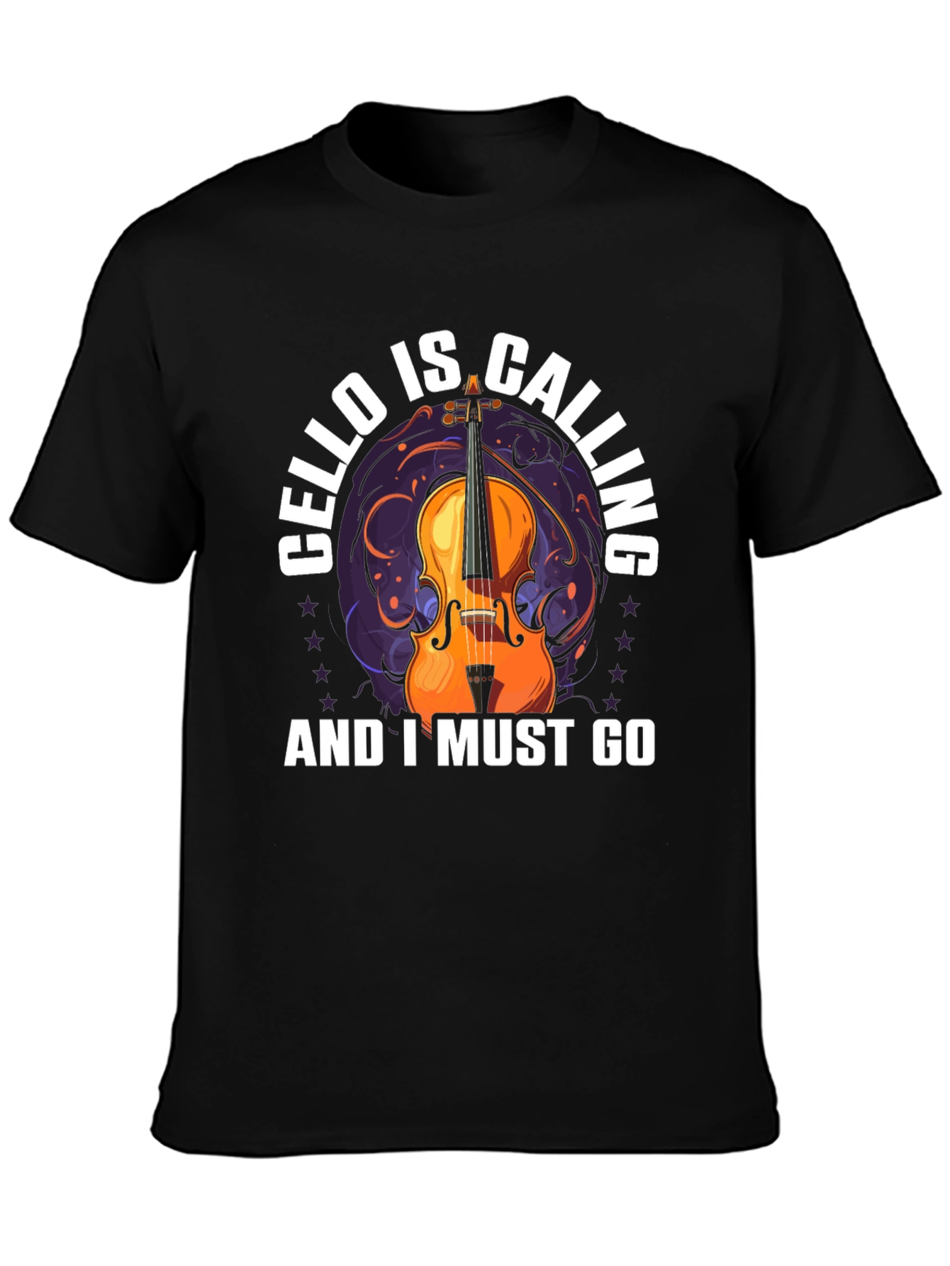 Cello Calling Graphic Tee - Musicians T-Shirt