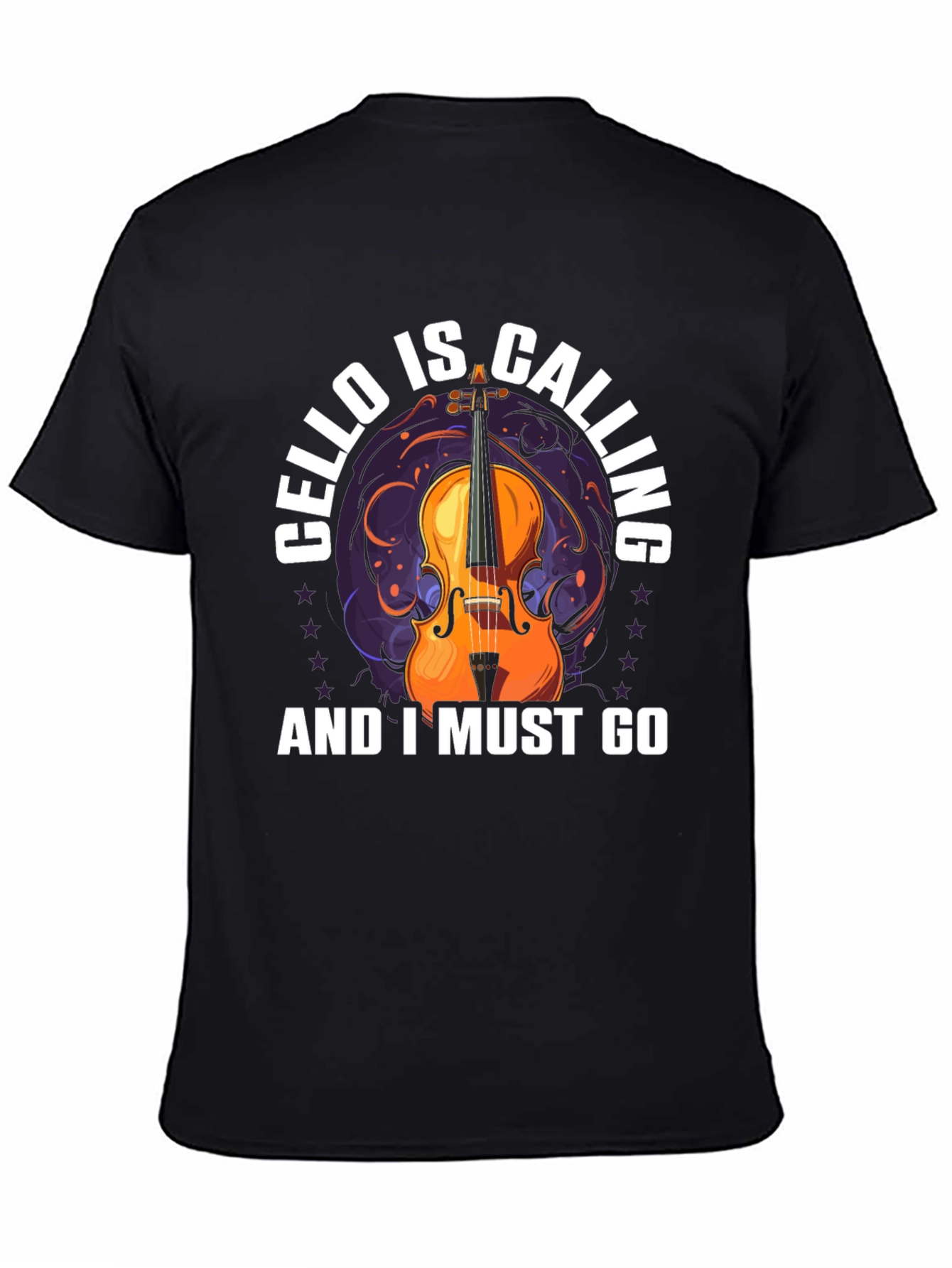 Cello Calling Graphic Tee - Musicians T-Shirt