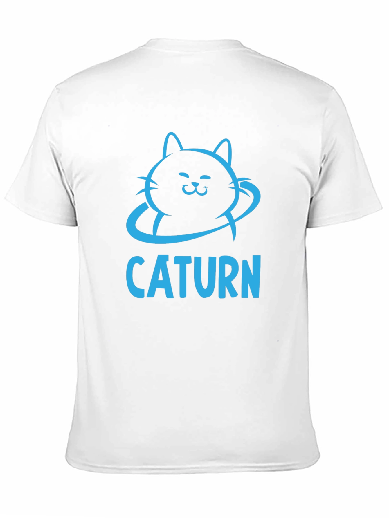Caturn Graphic T-Shirt - Cool Cat Planet Tee