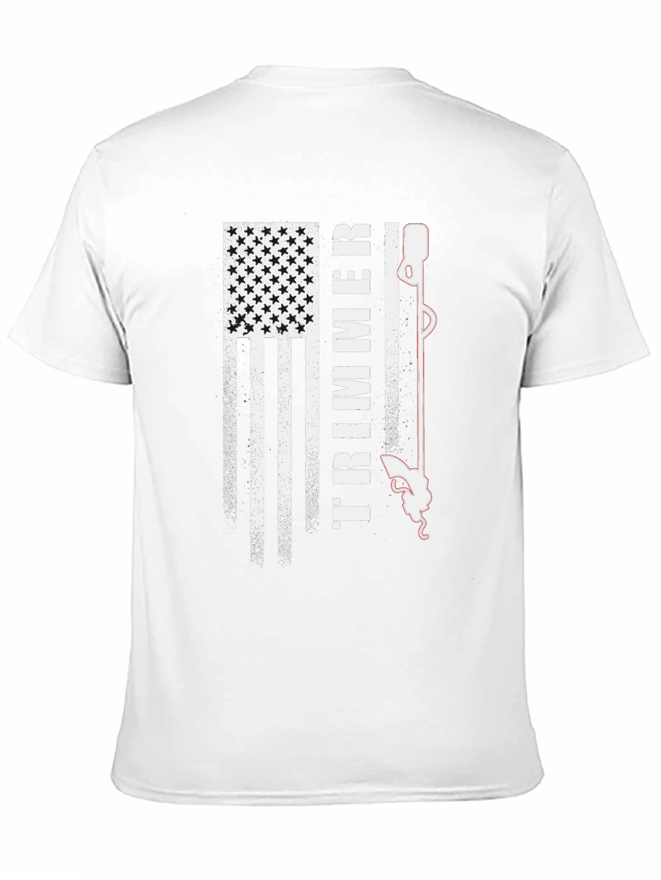 American Flag Trimmer T-Shirt