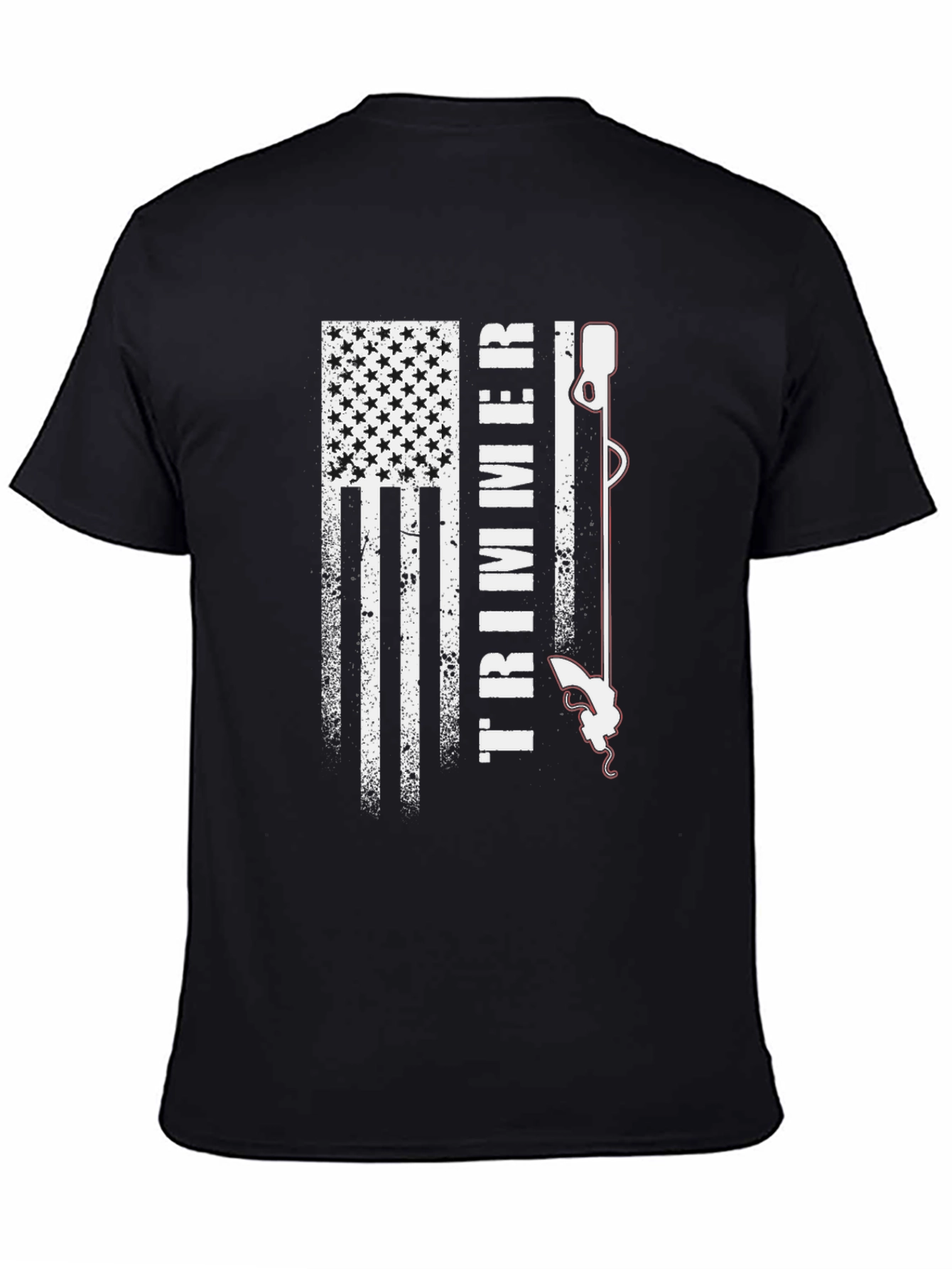 American Flag Trimmer T-Shirt