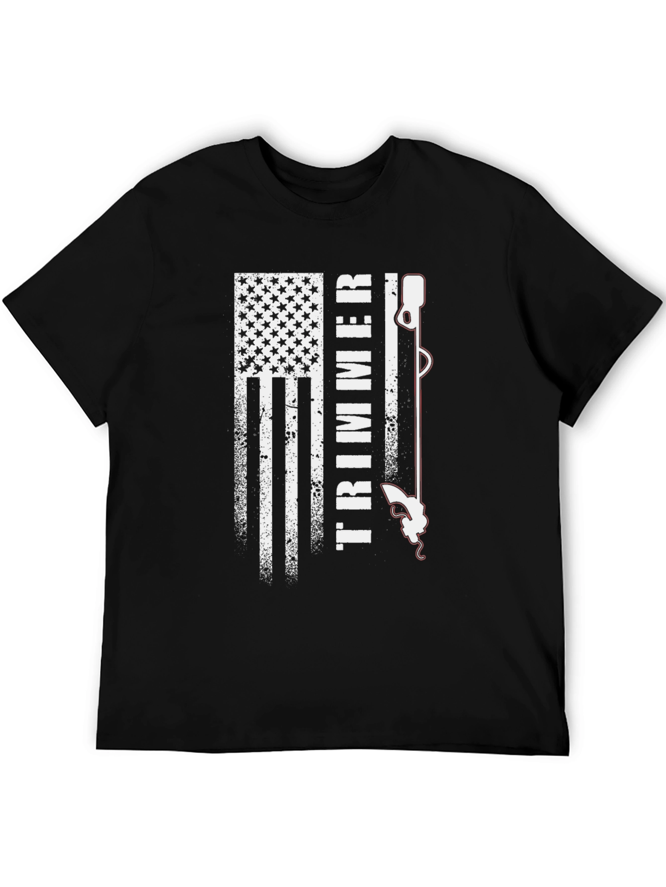 American Flag Trimmer T-Shirt