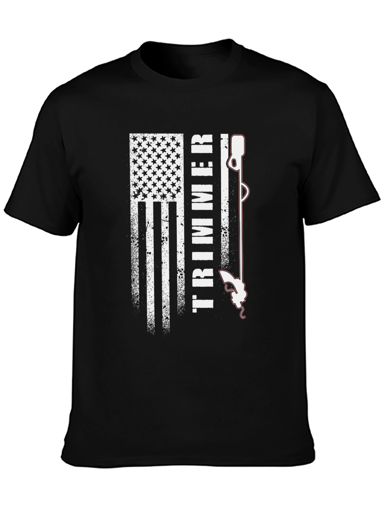 American Flag Trimmer T-Shirt