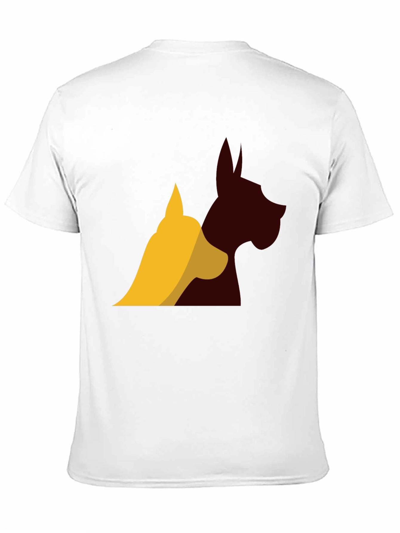 Dog Breed Silhouette Graphic Tee - Black