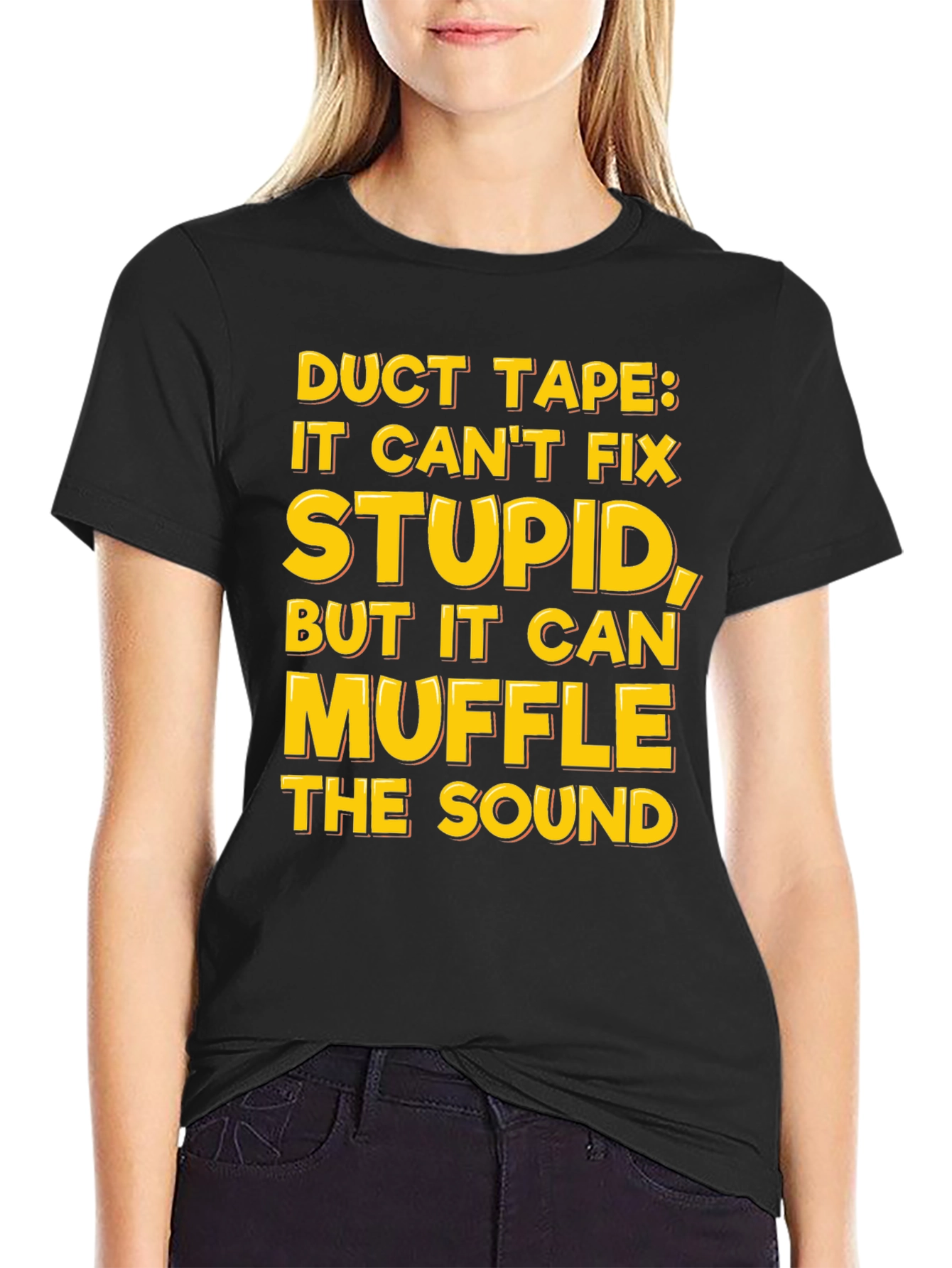 Funny Duct Tape Graphic T-Shirt