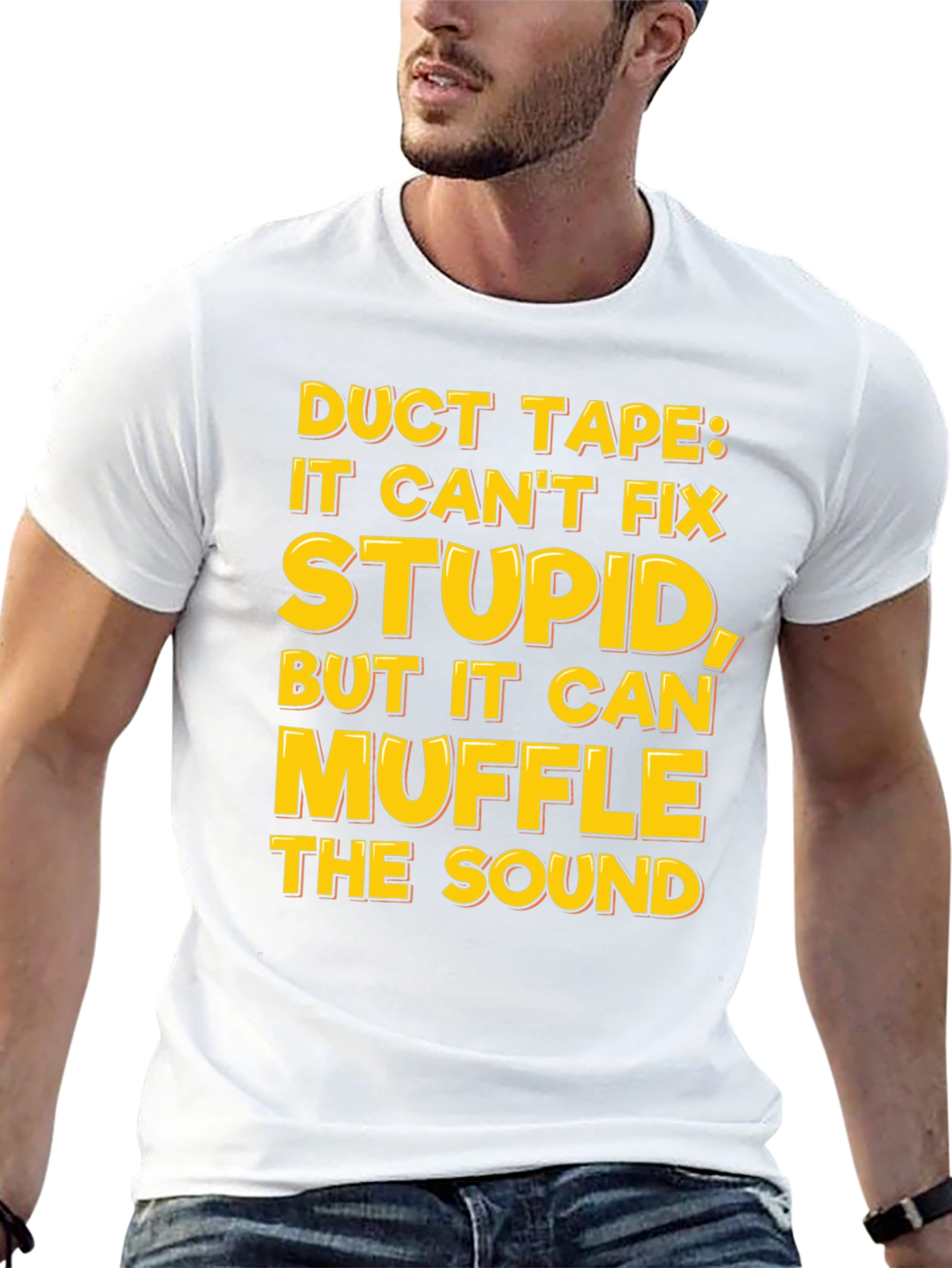 Funny Duct Tape Graphic T-Shirt